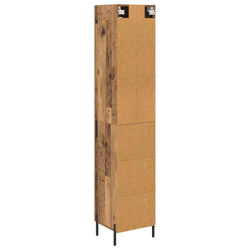 Haut Armoire Bois Ancien 34,5 x 34 x 180 cm Bois d'ingénierie - XIOS