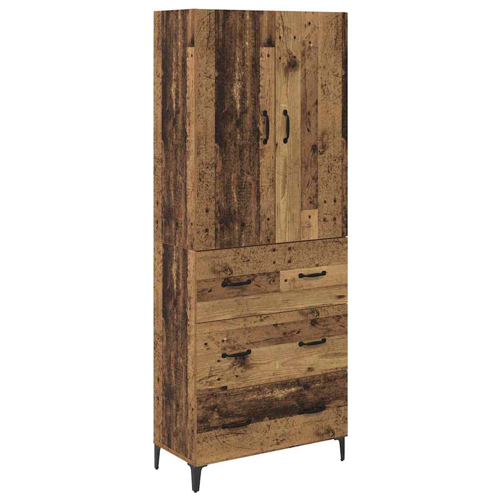 Haut Armoire Bois Ancien 69,5 x 34 x 180 cm Bois d'ingénierie - XIOS