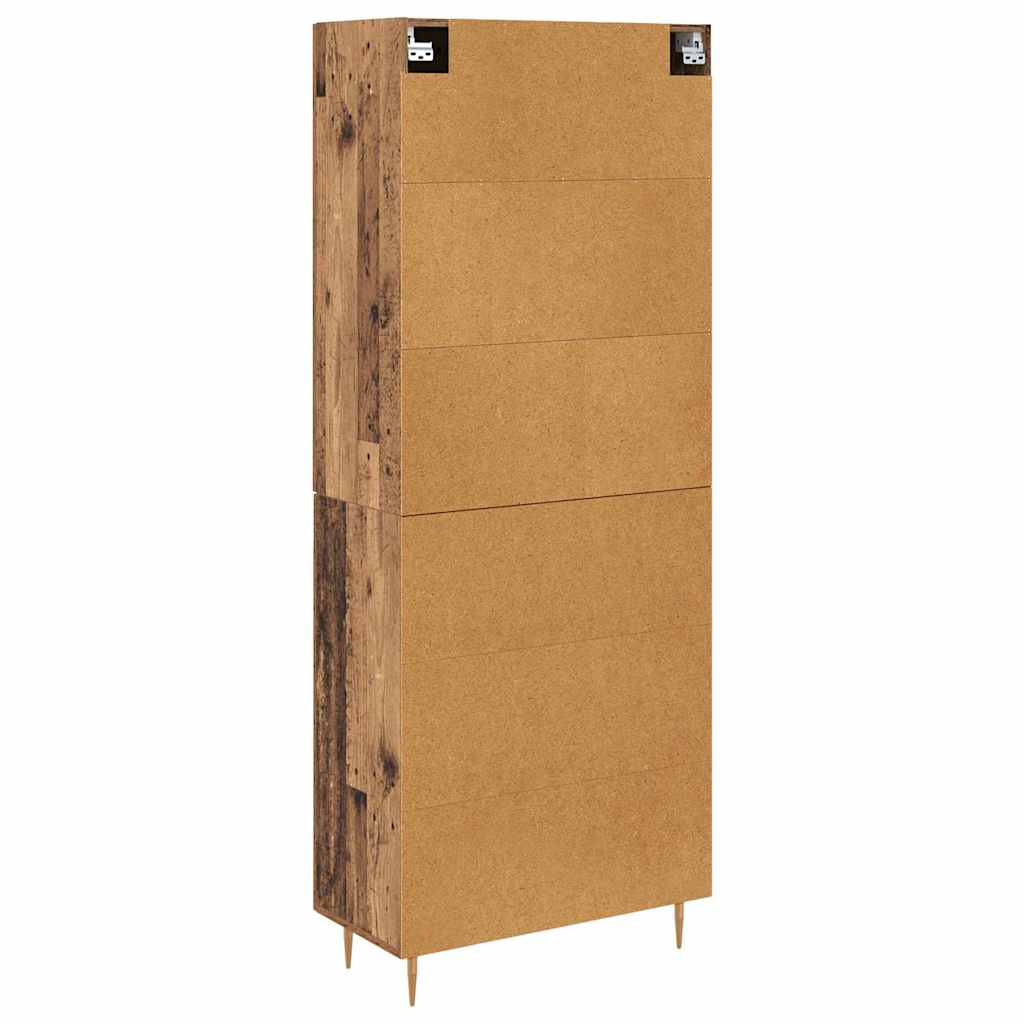 Haut Armoire Bois Ancien 69,5 x 34 x 180 cm Bois d'ingénierie - XIOS
