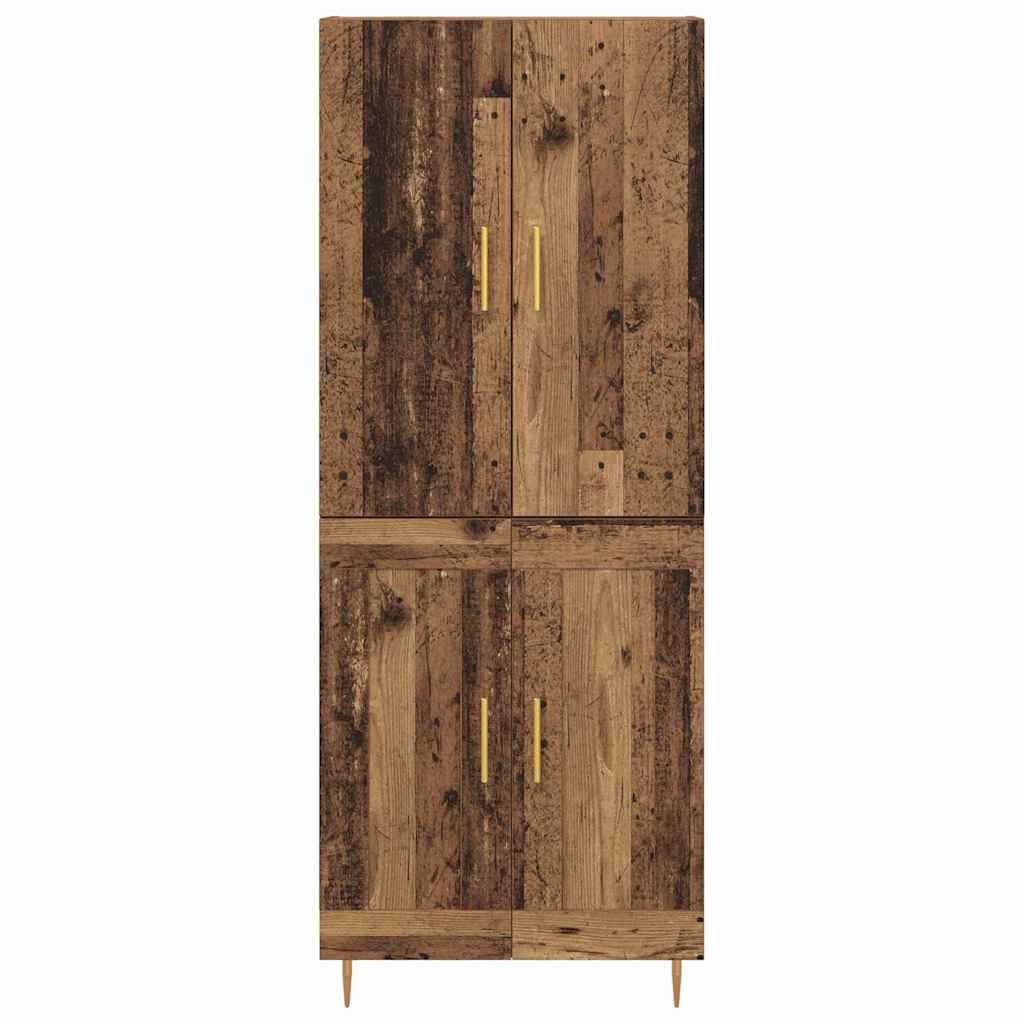 Haut Armoire Bois Ancien 69,5 x 34 x 180 cm Bois d'ingénierie - XIOS