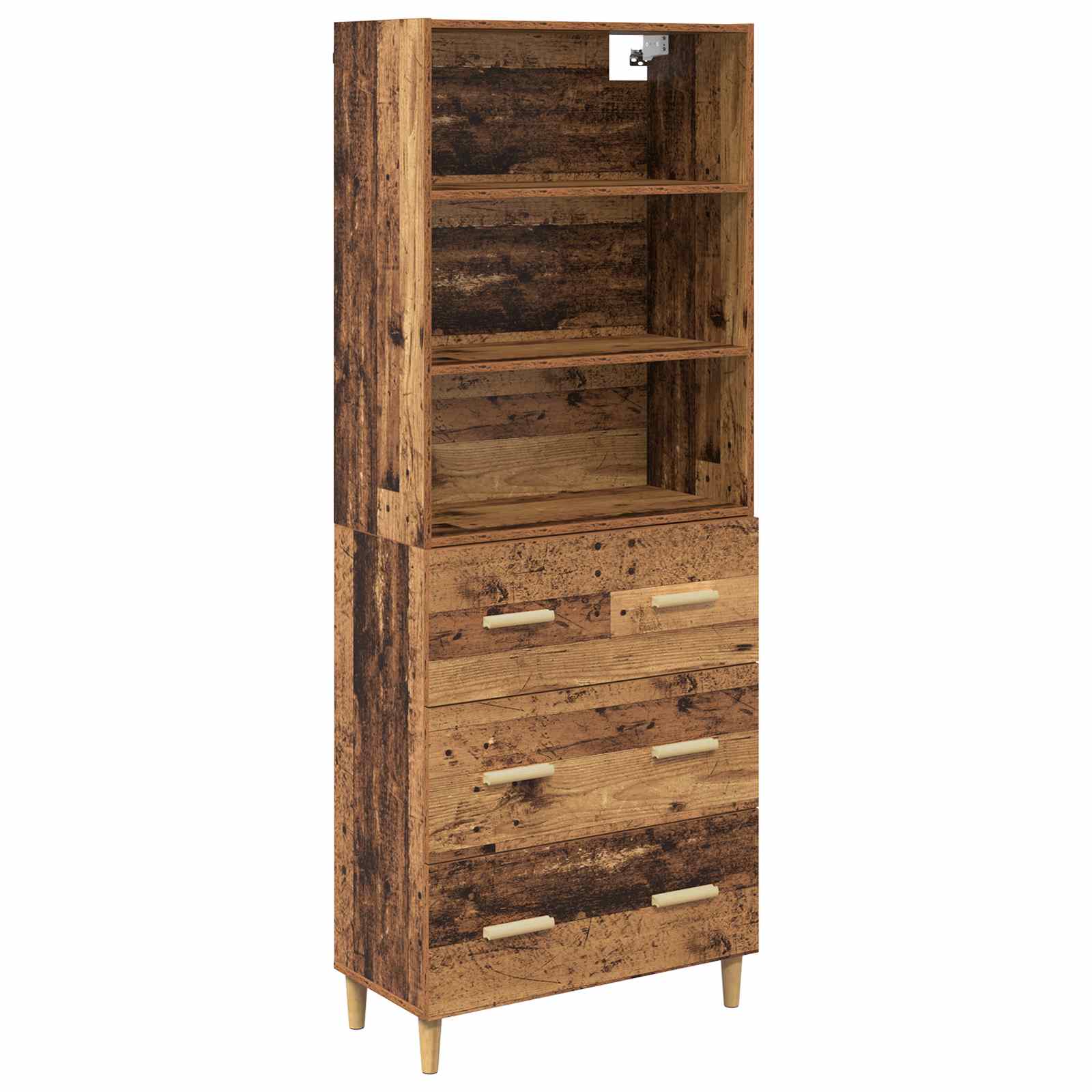 Haut Armoire Bois Ancien 69,5 x 32,5 x 180 cm Bois d'ingénierie - XIOS