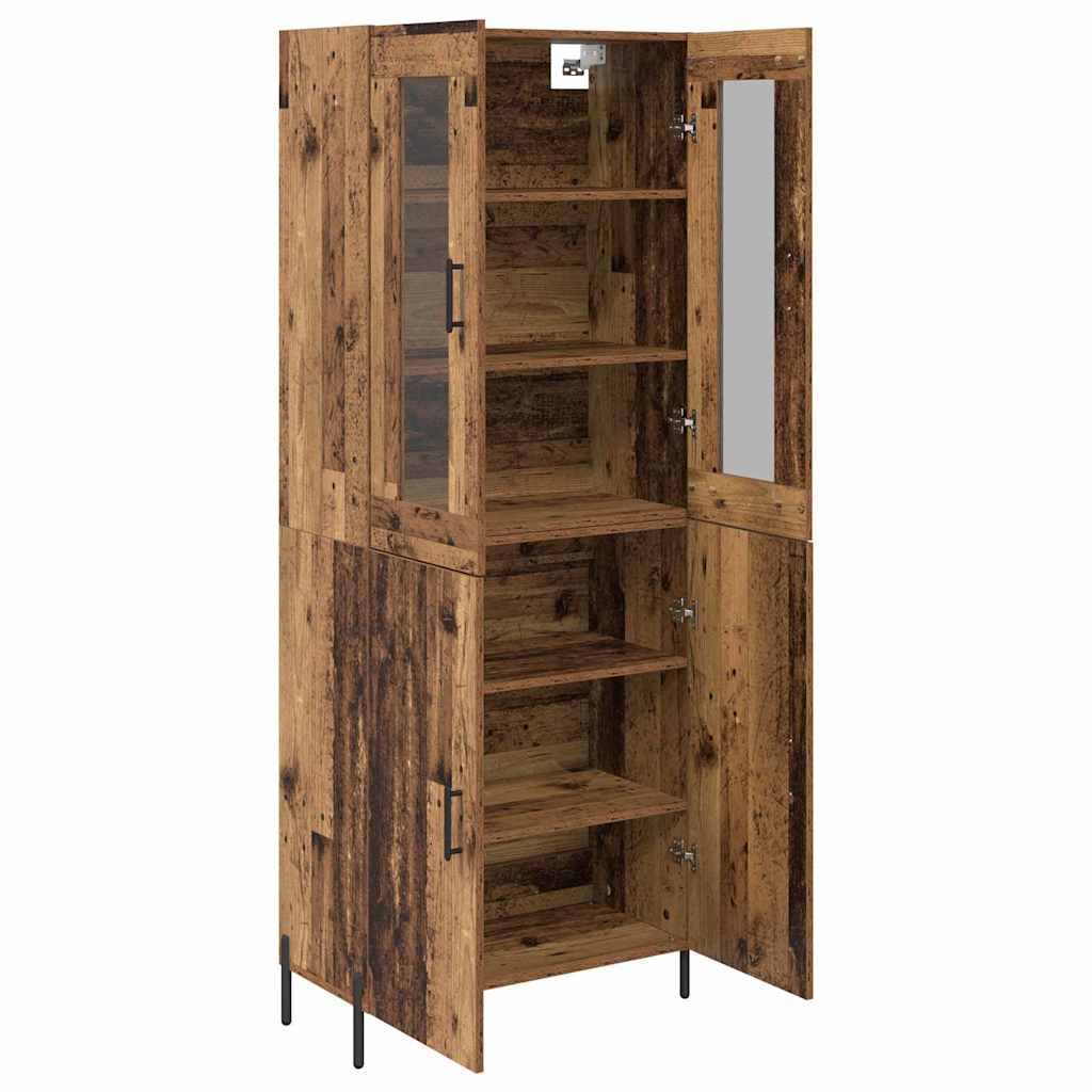 Haut Armoire Bois Ancien 69,5 x 34 x 180 cm Bois d'ingénierie - XIOS