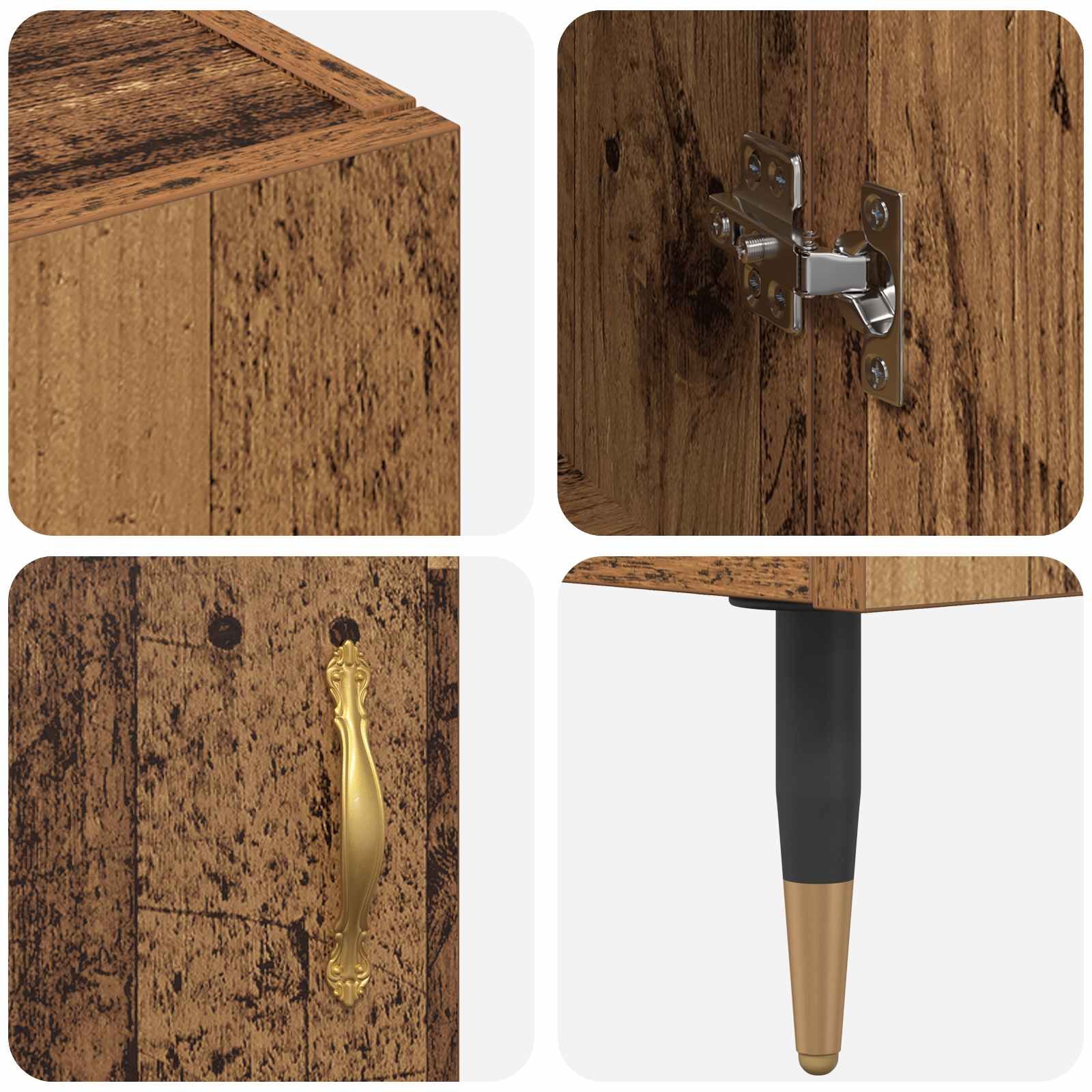 Haut Armoire Bois Ancien 69,5 x 34 x 180 cm Bois d'ingénierie - XIOS