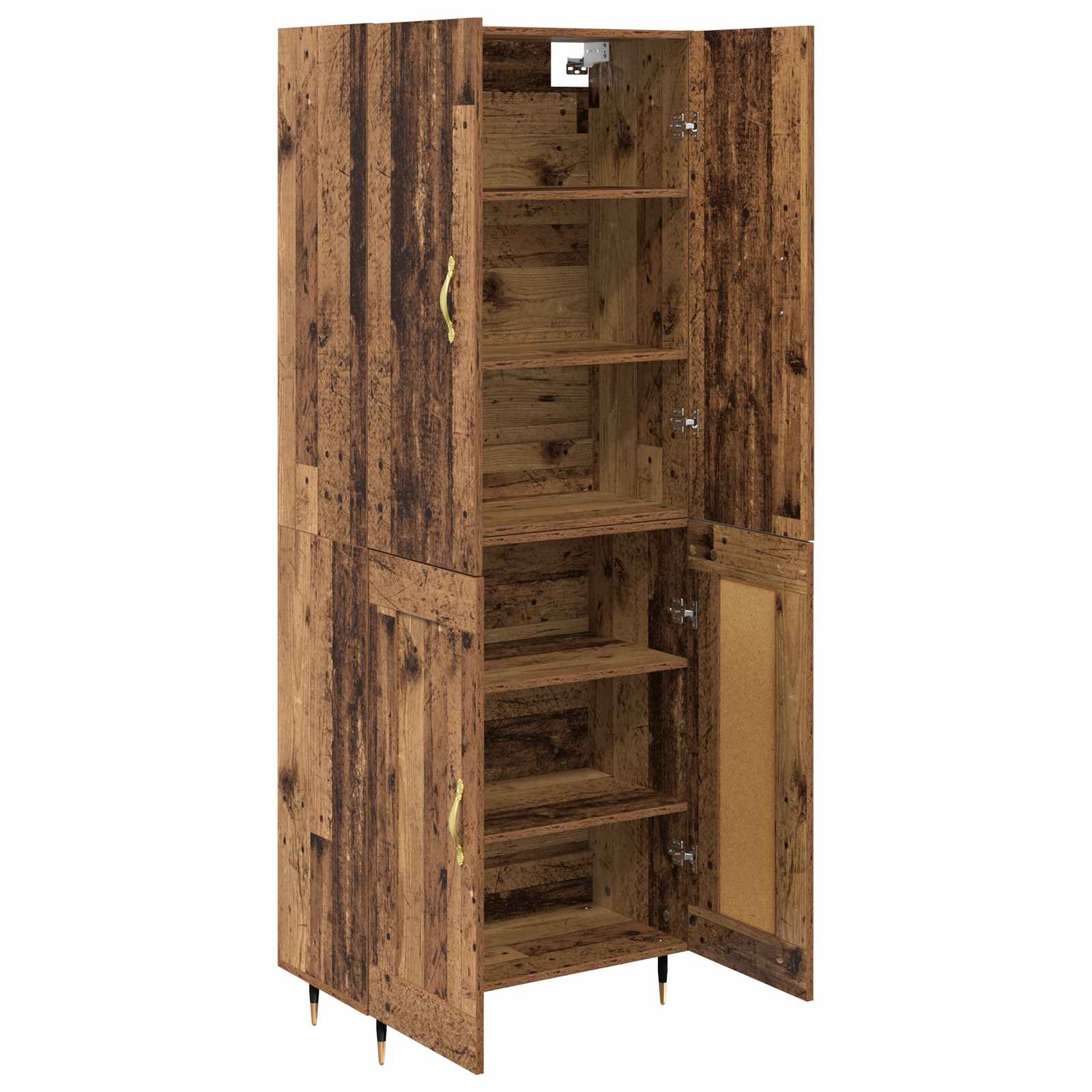 Haut Armoire Bois Ancien 69,5 x 34 x 180 cm Bois d'ingénierie - XIOS