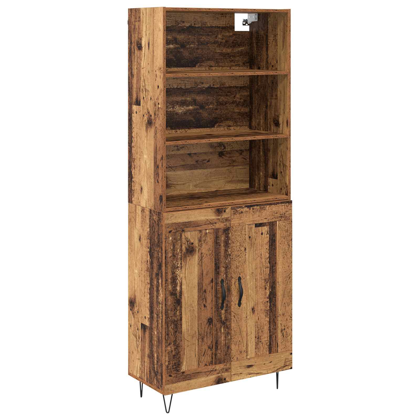 Haut Armoire Bois ancien 69,5 x 34 x 180 cm Bois d'ingénierie - XIOS