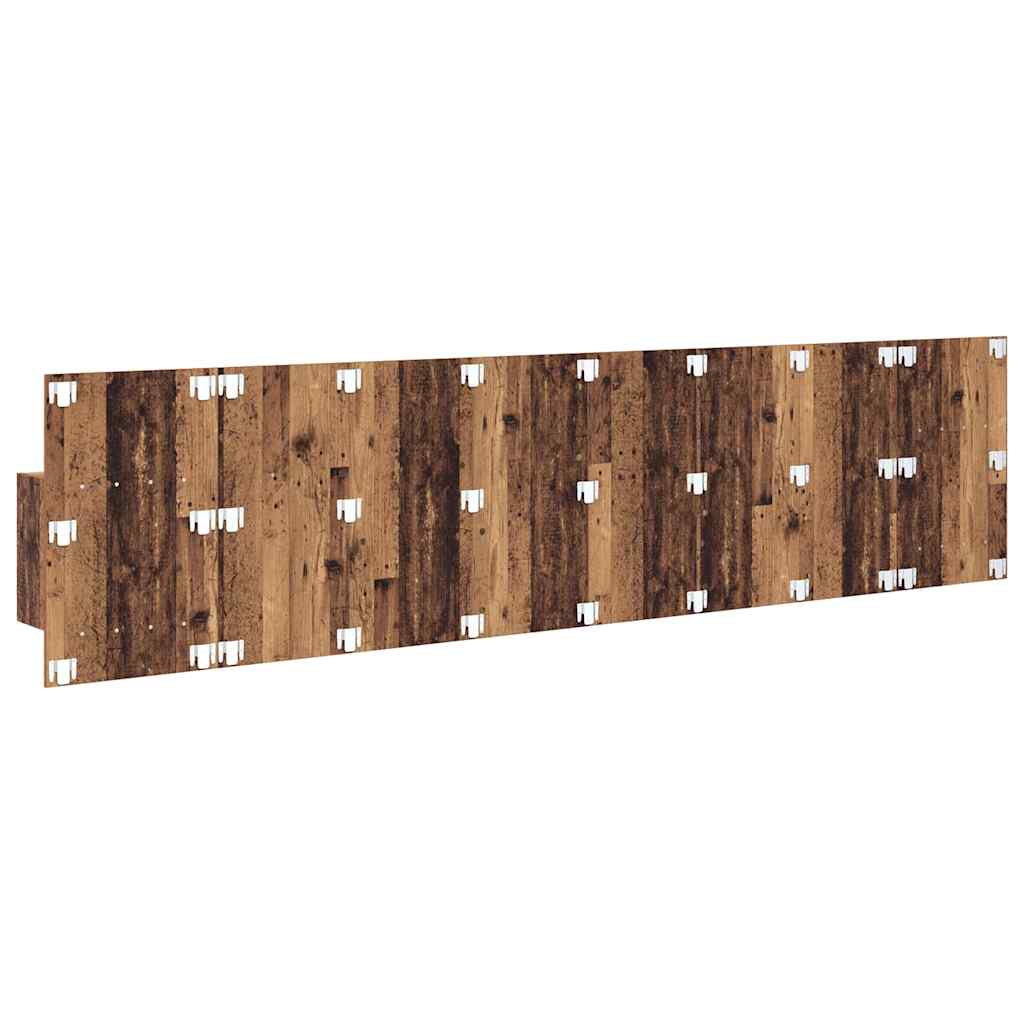 Tête de lit avec armoire 3 pcs Bois Ancien Bois d'ingénierie - XIOS