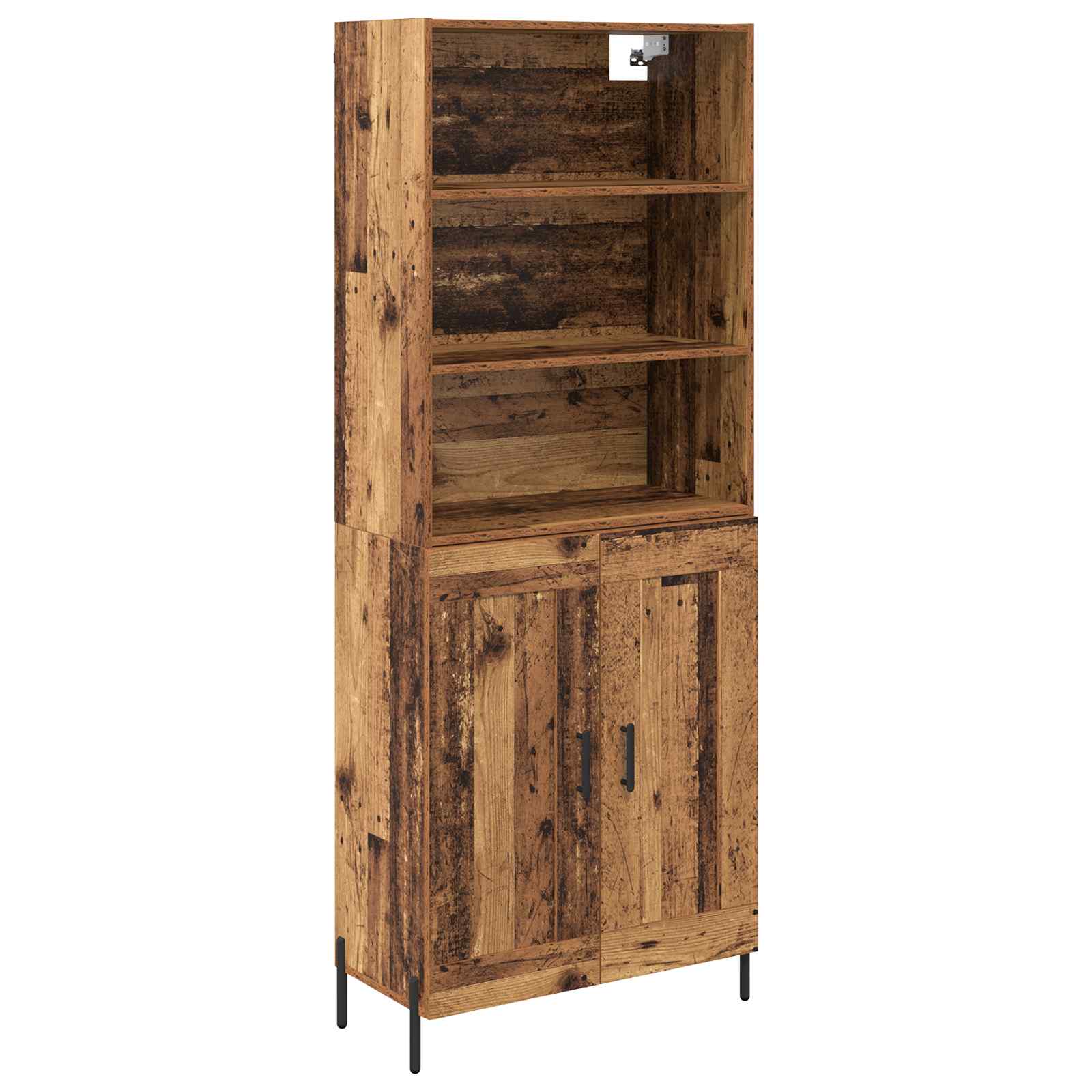 Haut Armoire Bois Ancien 69,5 x 32,5 x 180 cm Bois d'ingénierie - XIOS