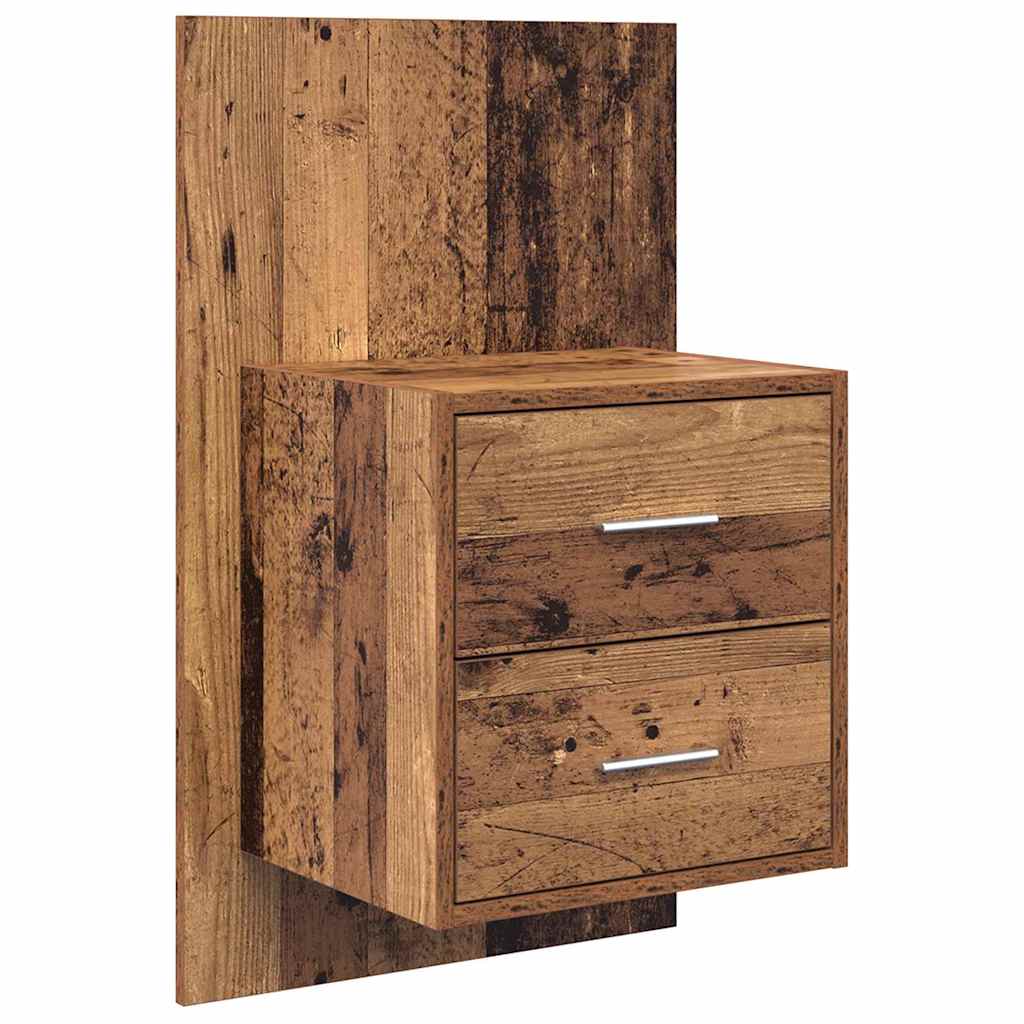 Tête de lit avec armoire 3 pcs Bois Ancien Bois d'ingénierie - XIOS