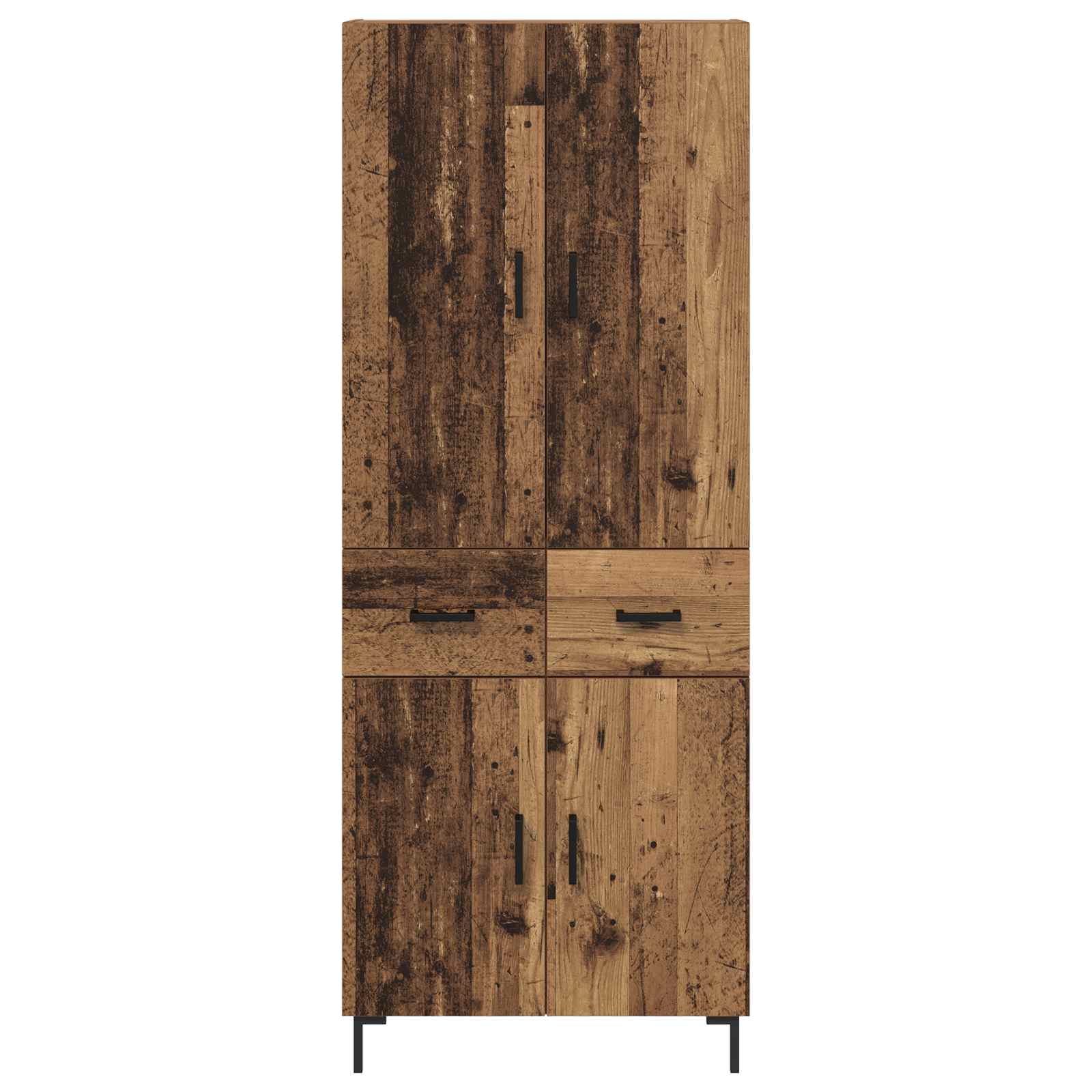 Haut Armoire Bois Ancien 69,5 x 34 x 180 cm Bois d'ingénierie - XIOS
