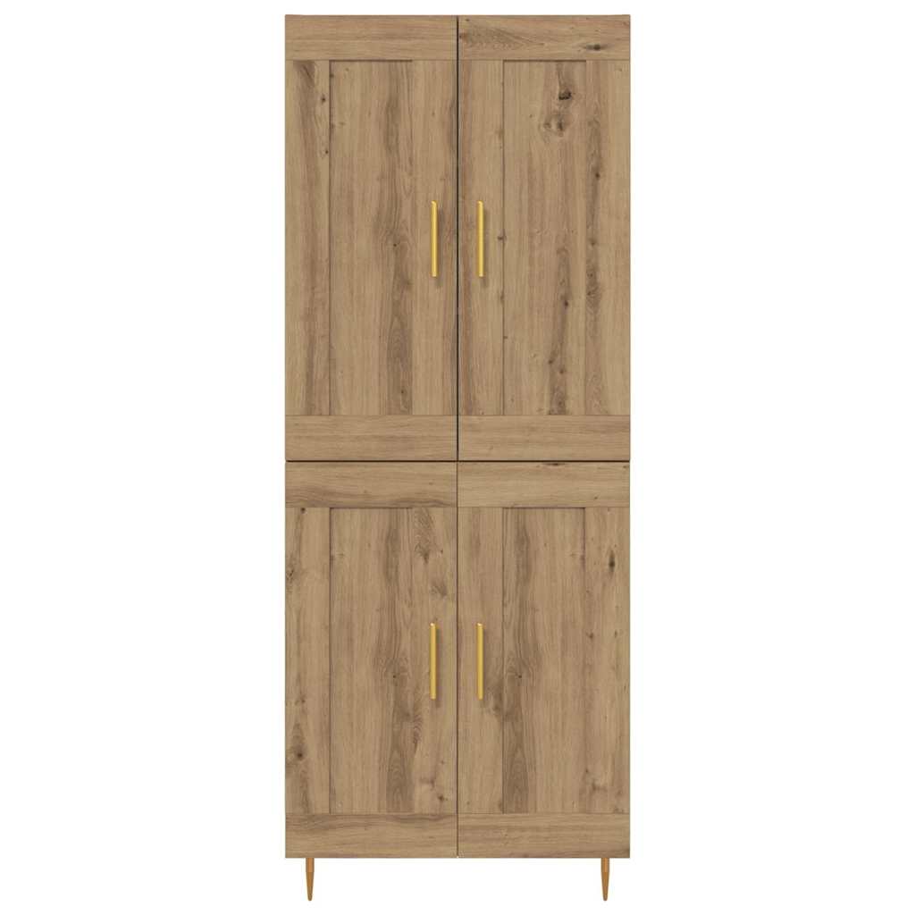 Haut Armoire Chêne artisanal 69,5 x 34 x 180 cm - XIOS