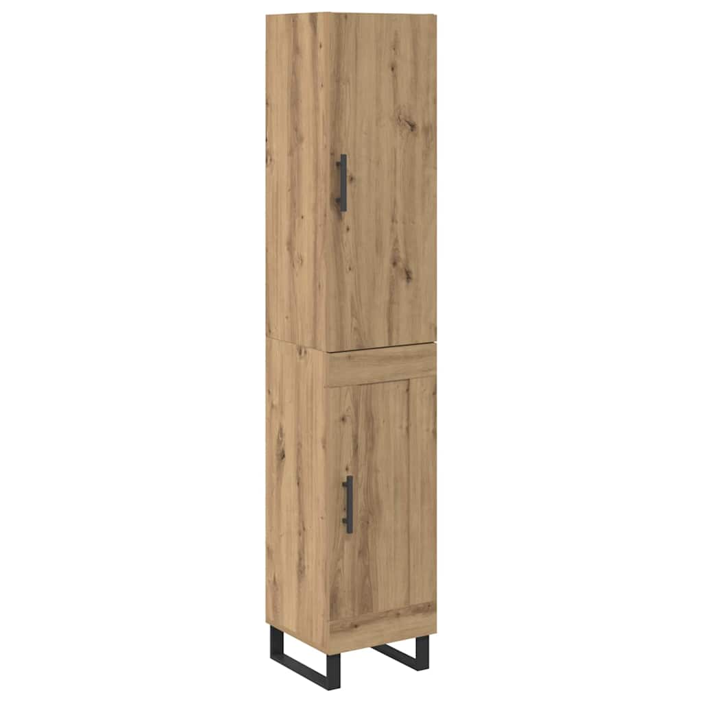 Haut Armoire Chêne artisanal 34,5 x 34 x 180 cm - XIOS