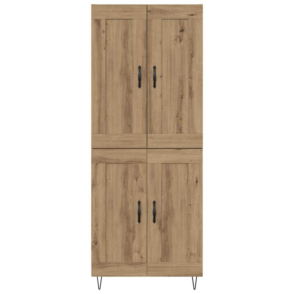 Haut Armoire Chêne artisanal 69,5 x 34 x 180 cm - XIOS