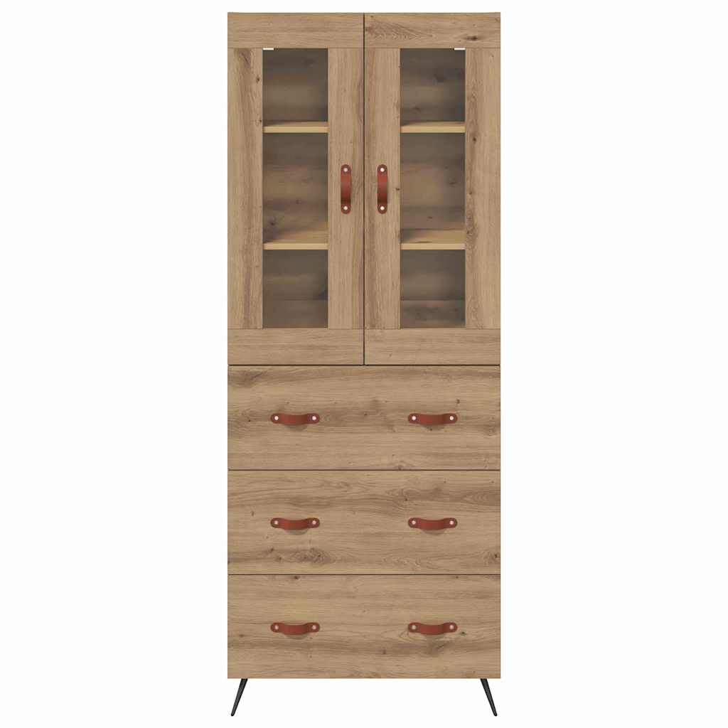 Buffet avec étagère 2 pcs Chêne artisanal Bois d'ingénierie - XIOS