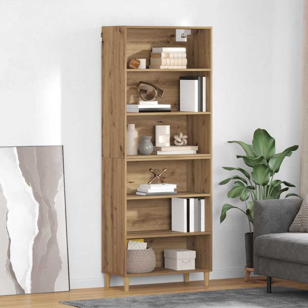 Haut Armoire Chêne artisanal 69,5 x 32,5 x 180 cm - XIOS