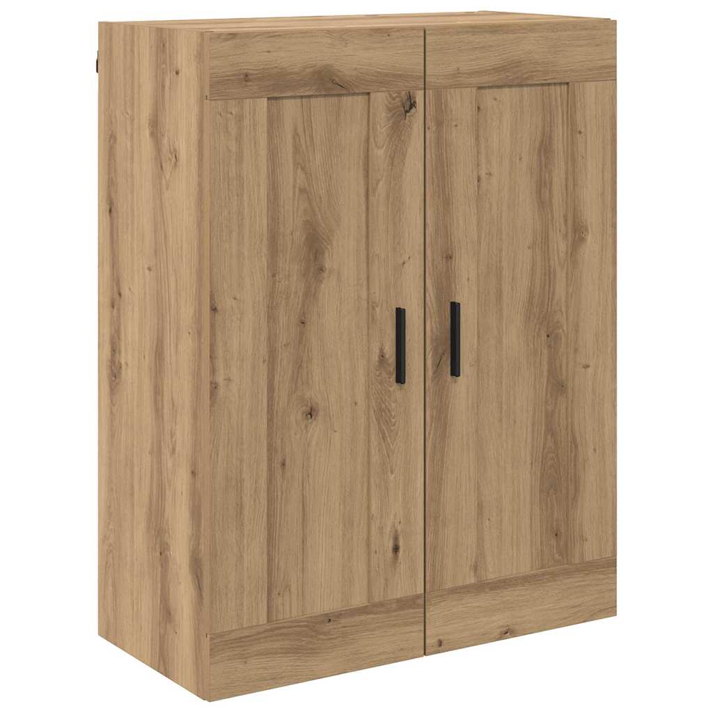 Haut Armoire 2 pcs Chêne artisanal Bois Aggloméré et Verre - XIOS