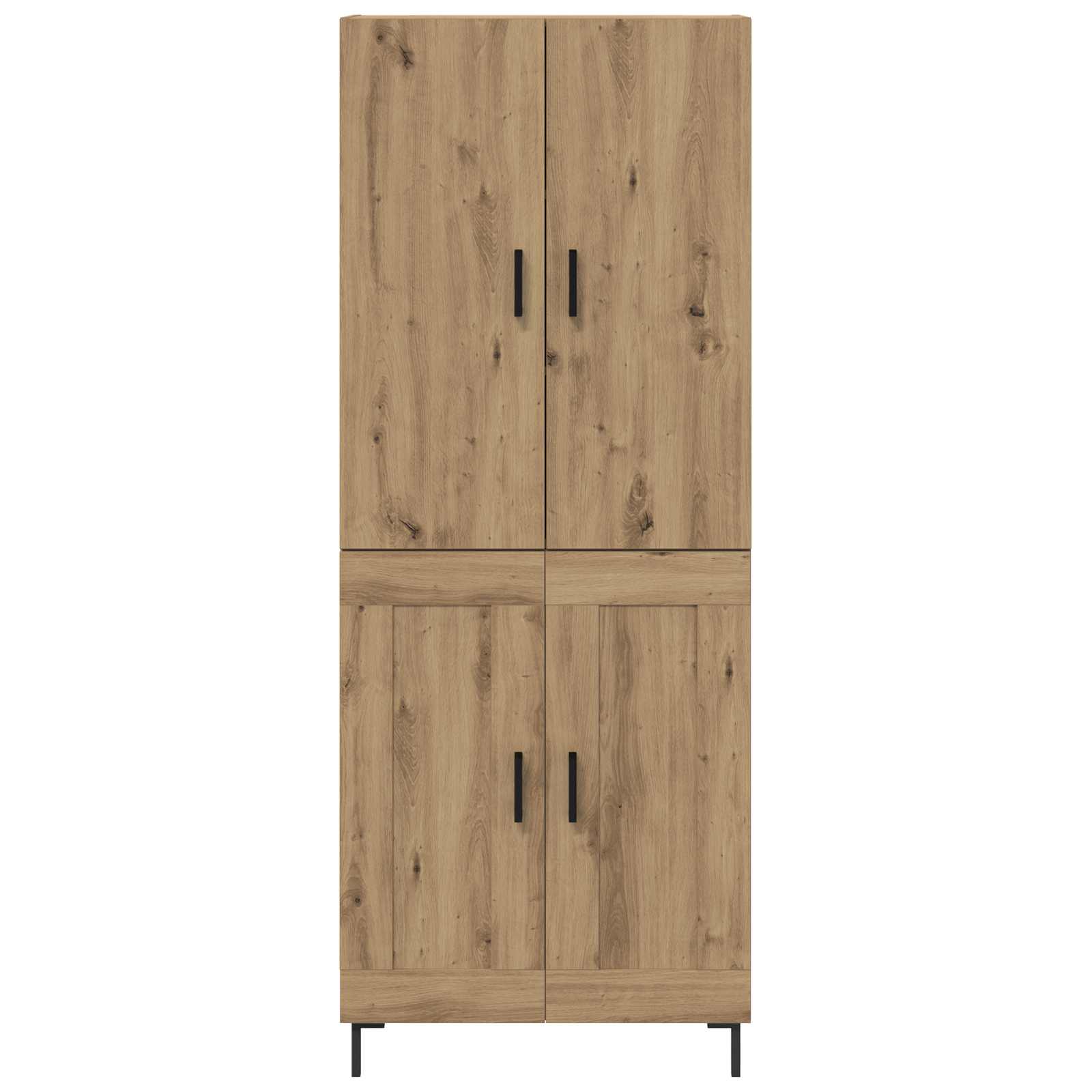 Haut Armoire Montage mural Chêne artisanal 69,5 x 34 x 180 cm - XIOS