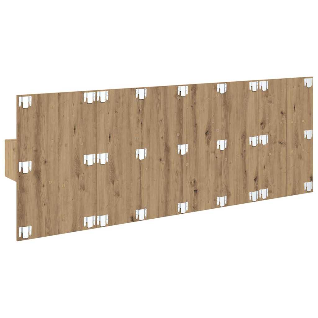 Tête de lit avec armoire avec tiroir 3 pcs Chêne artisanal - XIOS