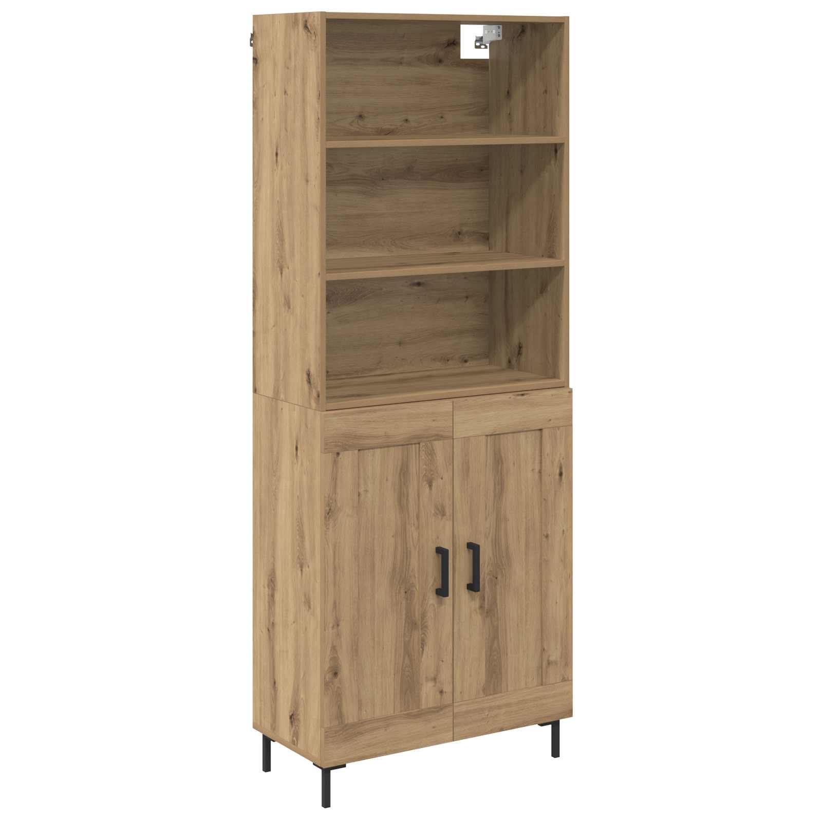 Haut Armoire Chêne artisanal 69,5 x 34 x 180 cm - XIOS