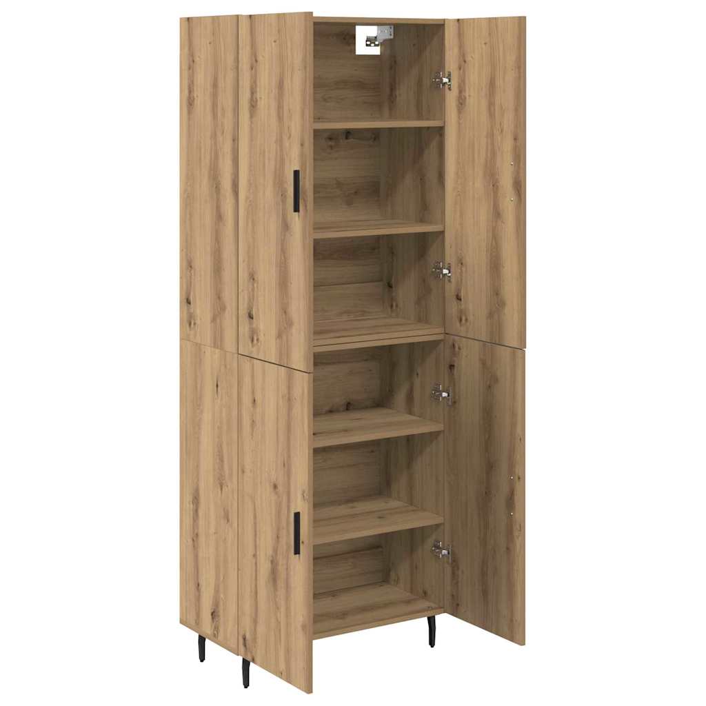 Haut Armoire Chêne artisanal 69,5 x 34 x 180 cm - XIOS