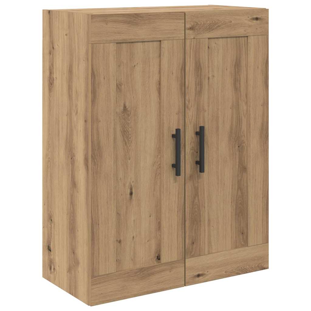 Haut Armoire 2 pcs Chêne artisanal Bois Aggloméré et Verre - XIOS