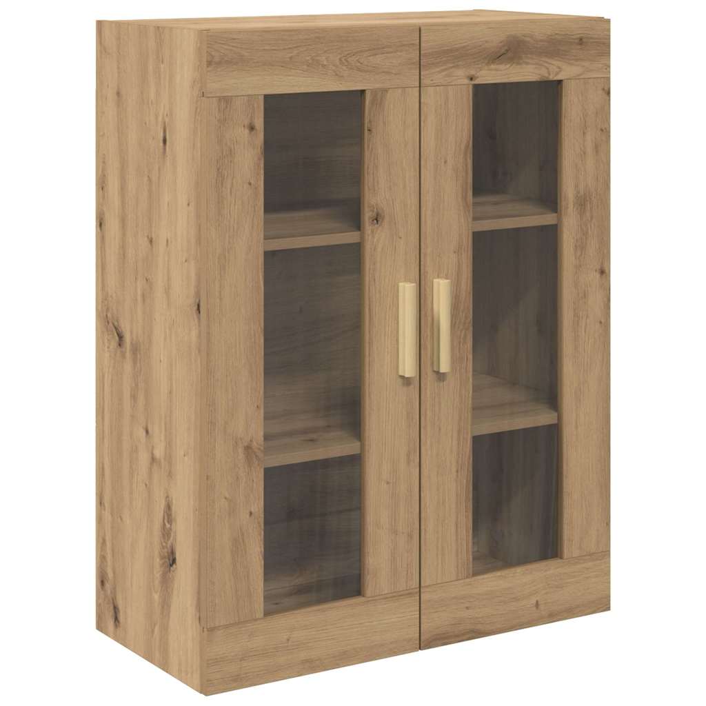 Haut Armoire avec tiroir Chêne artisanal 69,5 x 34 x 180 cm - XIOS