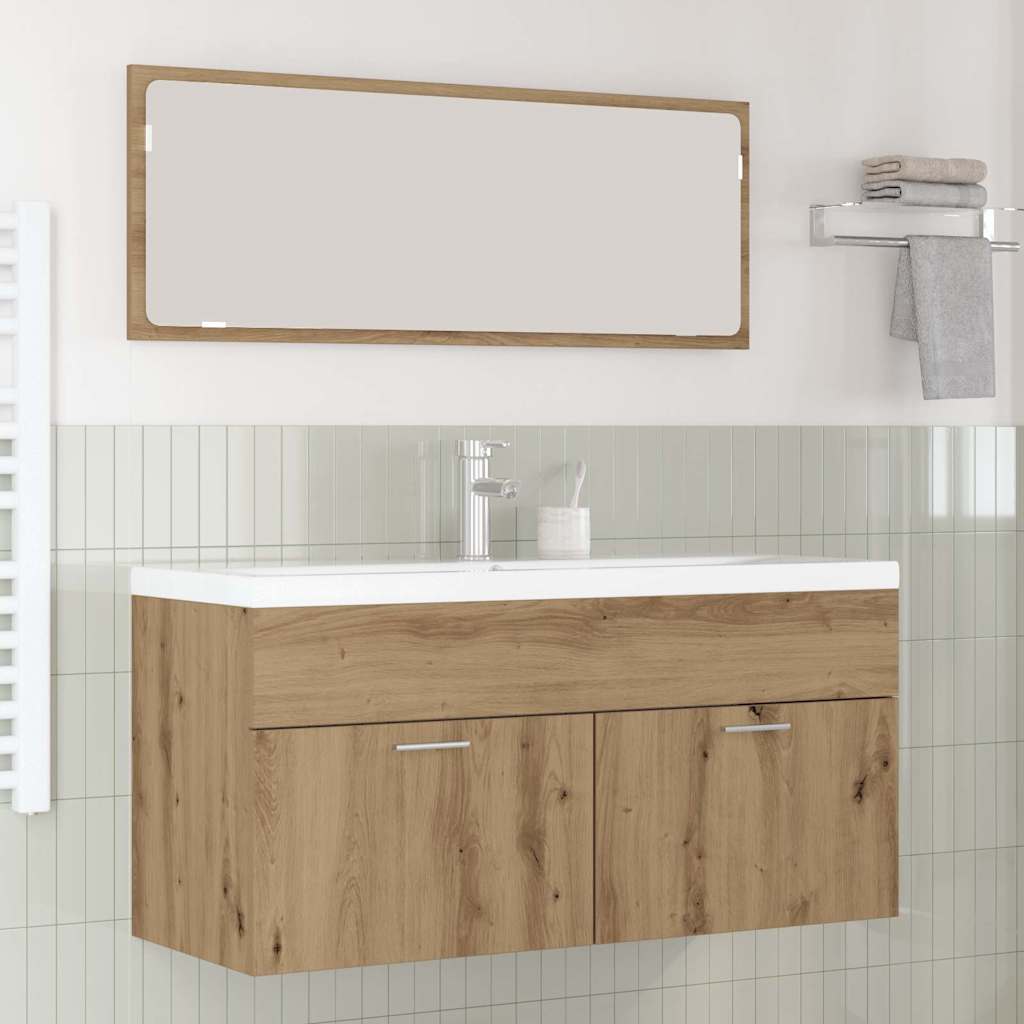Armoire de salle de bain Chêne artisanal 100 x 38,5 x 46 cm