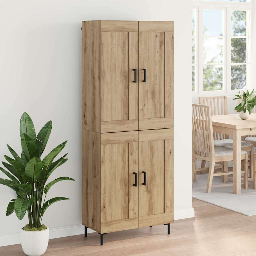 Haut Armoire Chêne artisanal 69,5 x 34 x 180 cm - XIOS