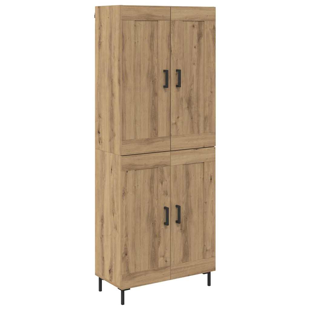 Haut Armoire Chêne artisanal 69,5 x 34 x 180 cm - XIOS