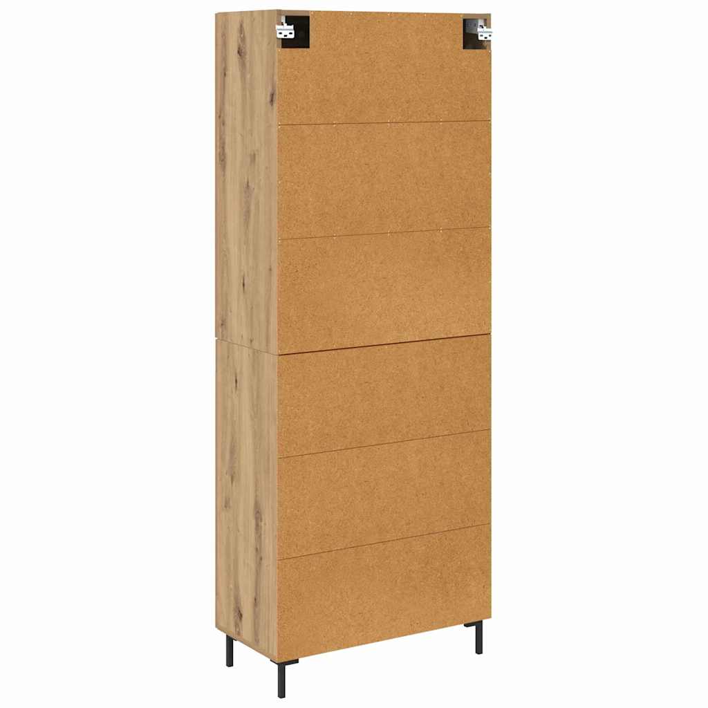 Haut Armoire Chêne artisanal 69,5 x 34 x 180 cm - XIOS