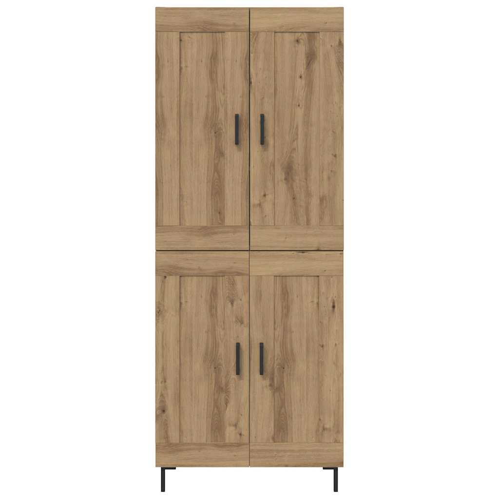Haut Armoire Chêne artisanal 69,5 x 34 x 180 cm - XIOS