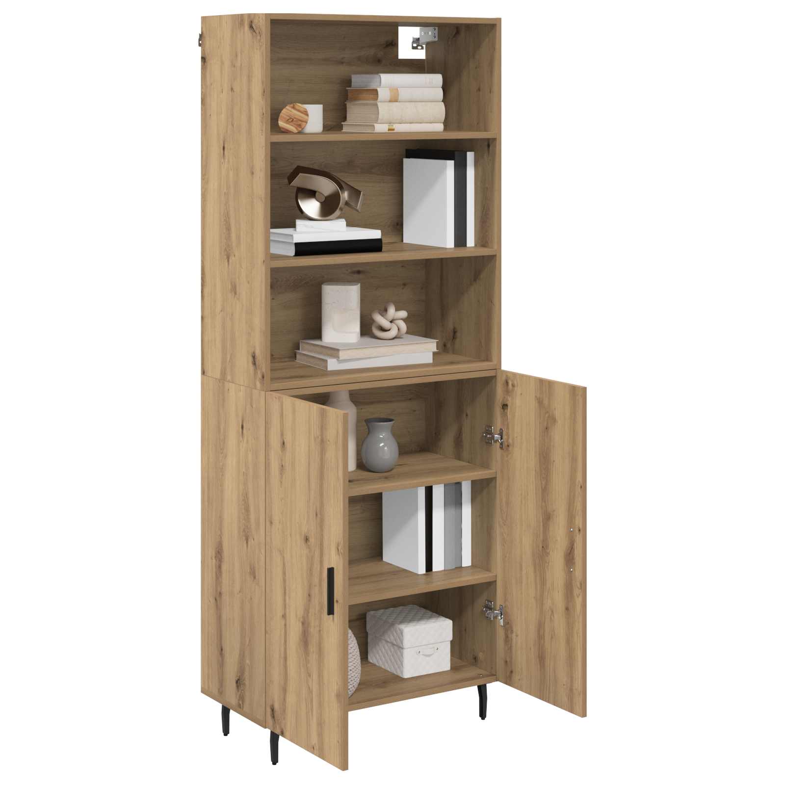 Haut Armoire Chêne artisanal 69,5 x 34 x 180 cm - XIOS