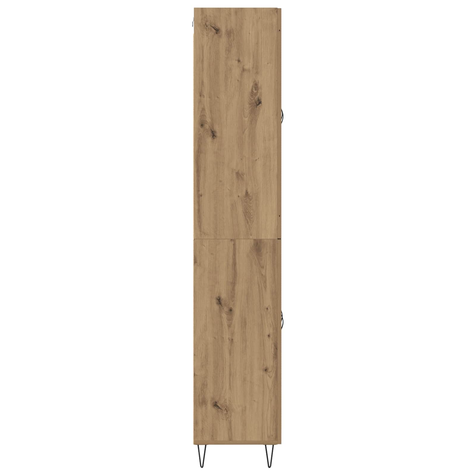 Haut Armoire Chêne artisanal 69,5 x 34 x 180 cm - XIOS