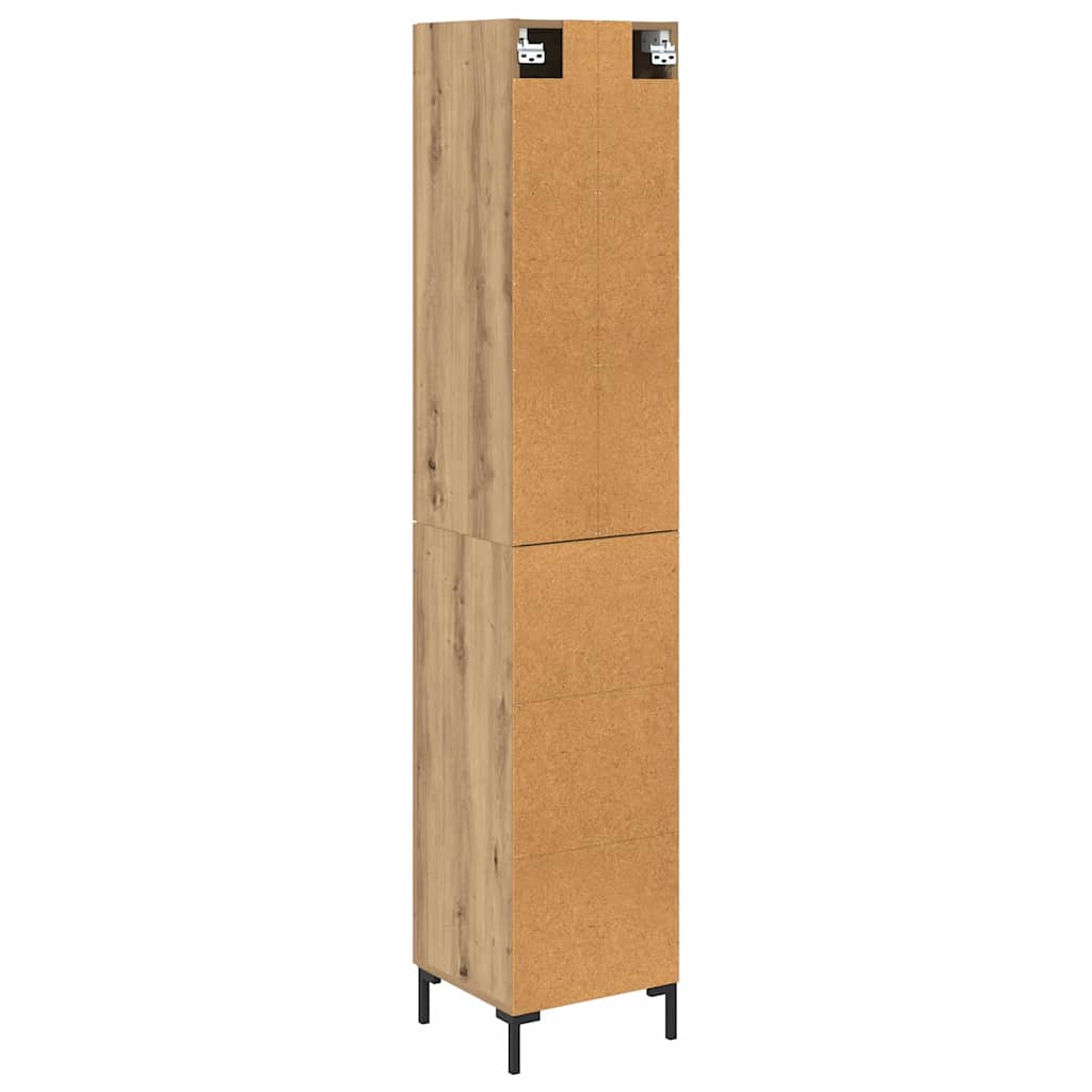 Haut Armoire Chêne artisanal 34,5 x 34 x 180 cm - XIOS
