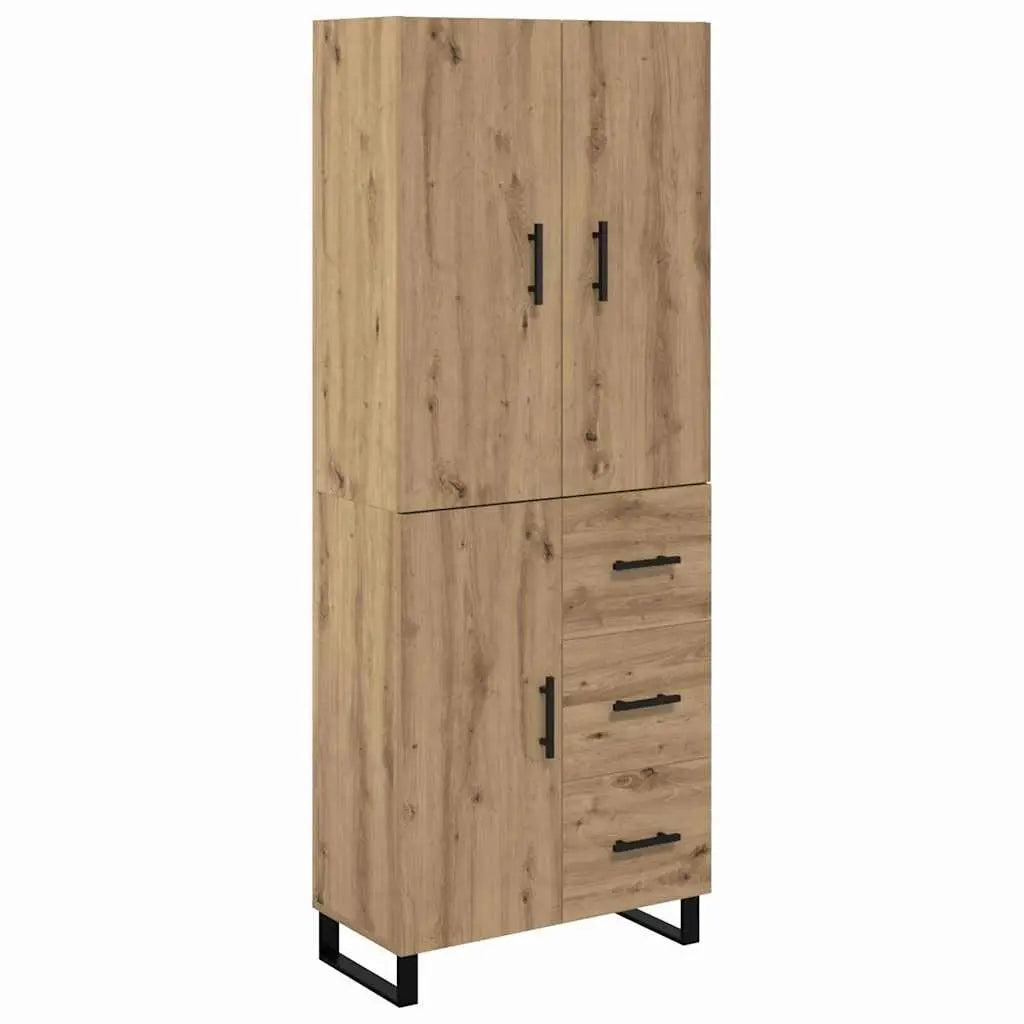 Haut Armoire 2 pc Chêne artisanal 69,5 x 34 x 180 cm - XIOS