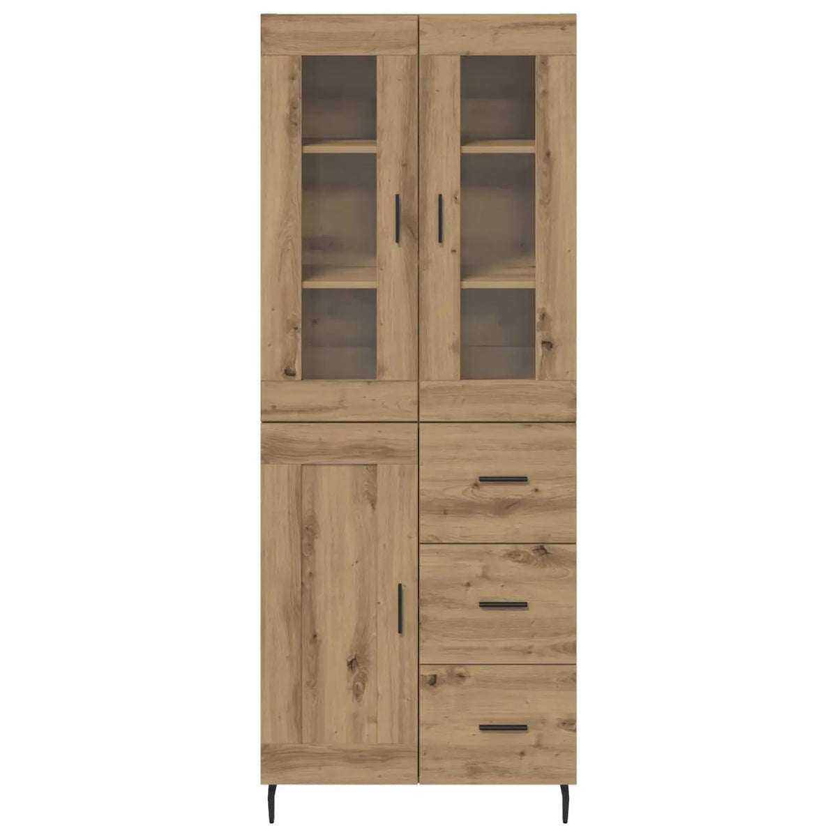 Haut Armoire 2 pc Chêne artisanal 69,5 x 34 x 180 cm - XIOS