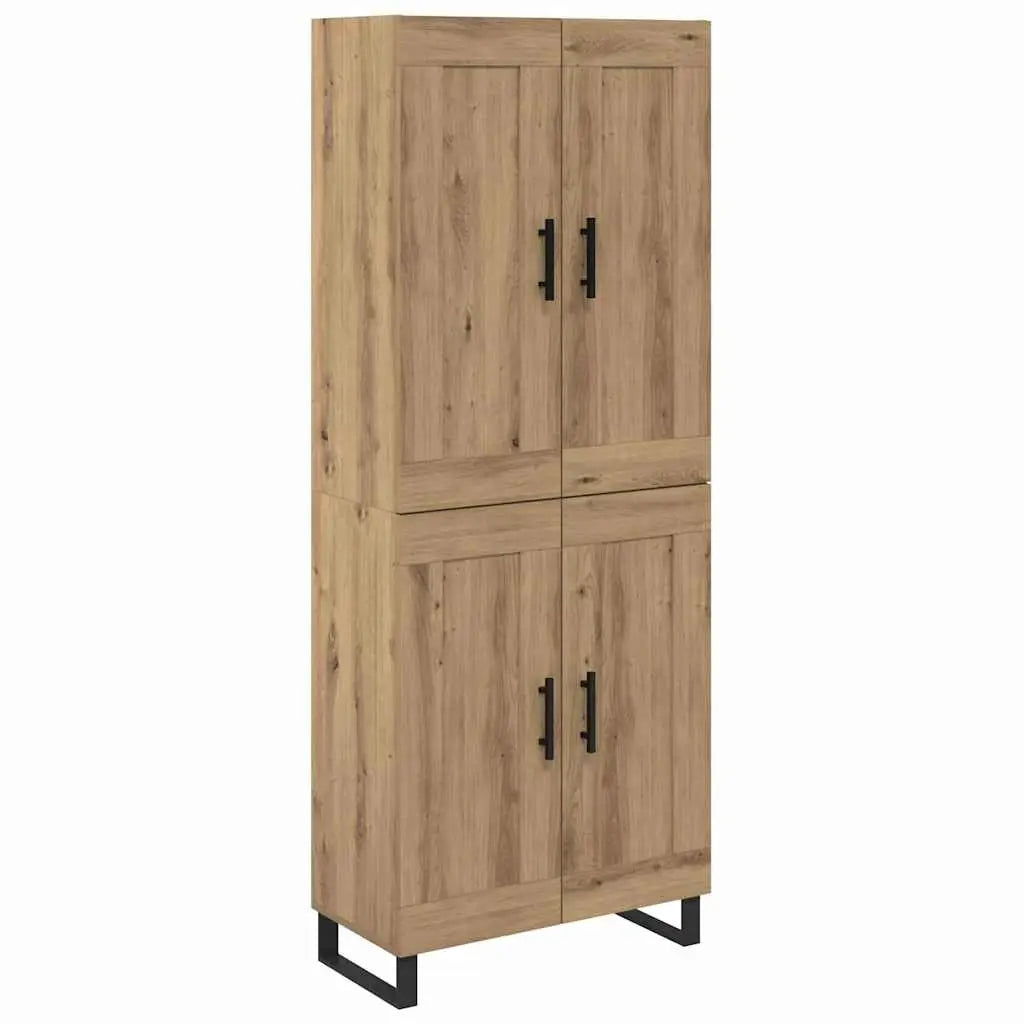 Haut Armoire 2 pc Chêne artisanal 69,5 x 34 x 180 cm - XIOS