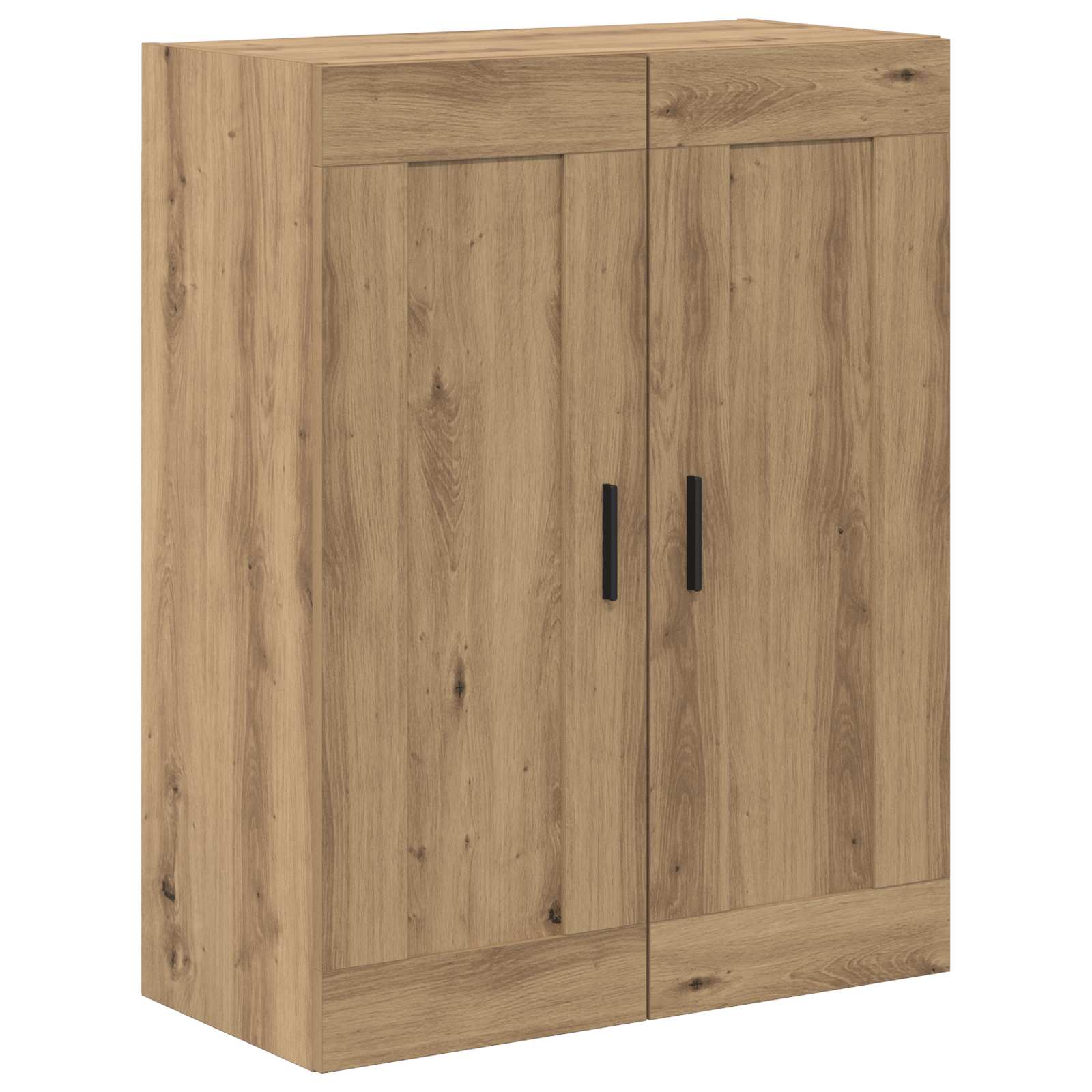 Haut Armoire 2 pcs Chêne artisanal Bois Aggloméré et Verre - XIOS