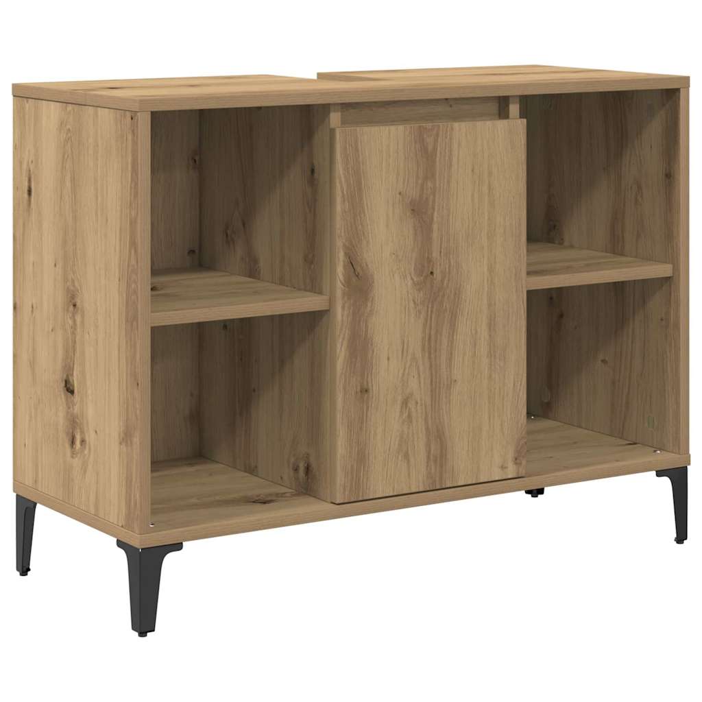Ensemble de mobilier de salle de bain 3 pièces Chêne artisanal