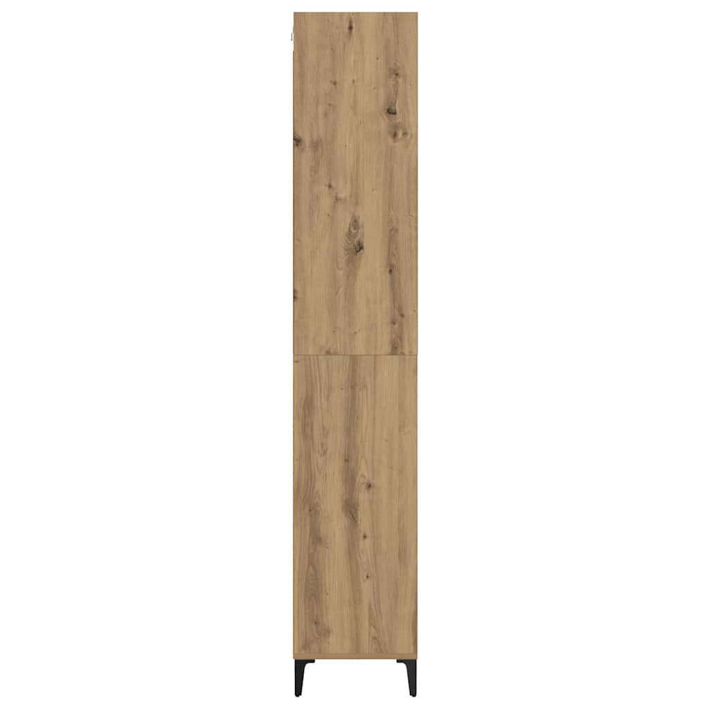 Haut Armoire Chêne artisanal 69,5 x 34 x 180 cm - XIOS