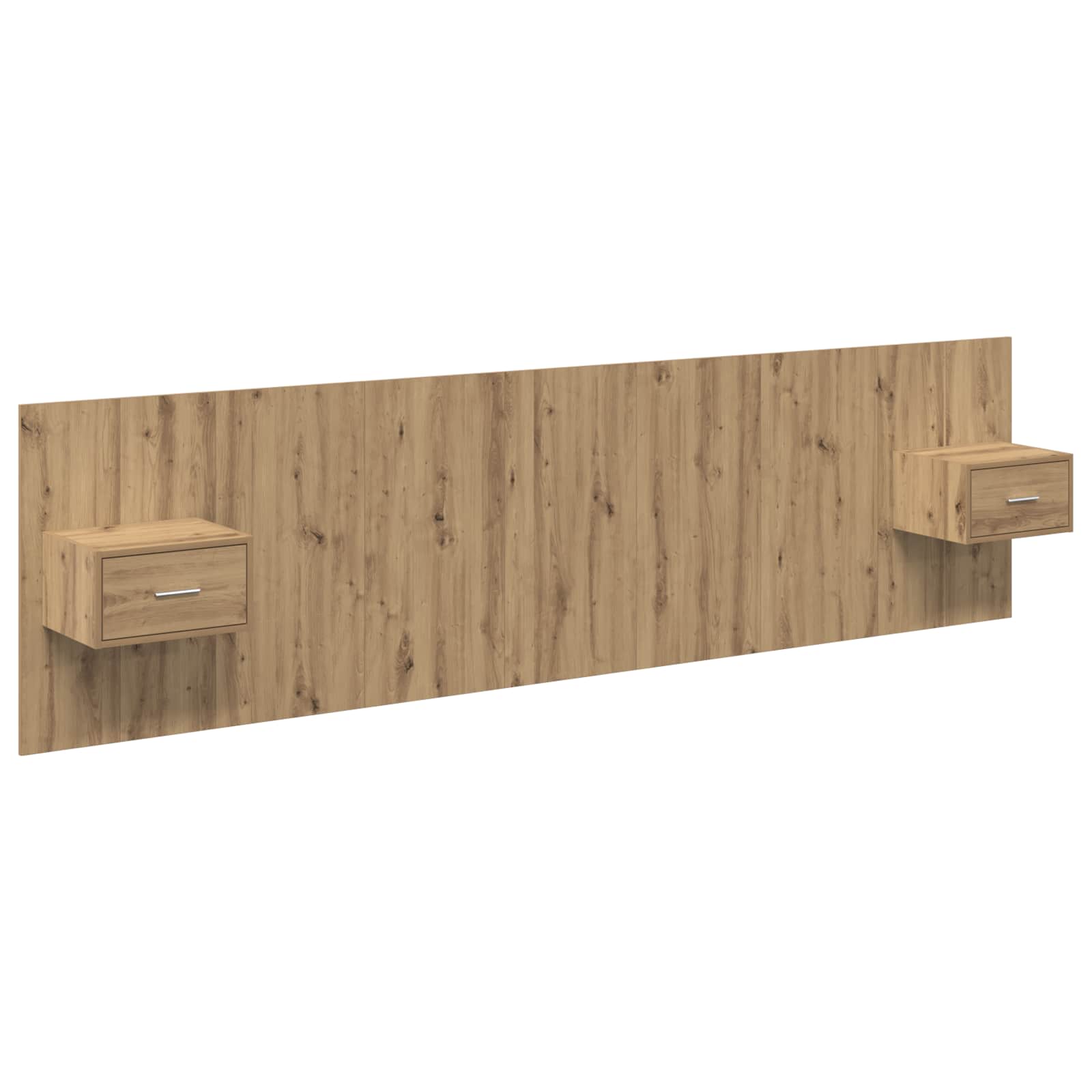 Tête de lit avec armoire avec tiroir 3 pcs Chêne artisanal - XIOS