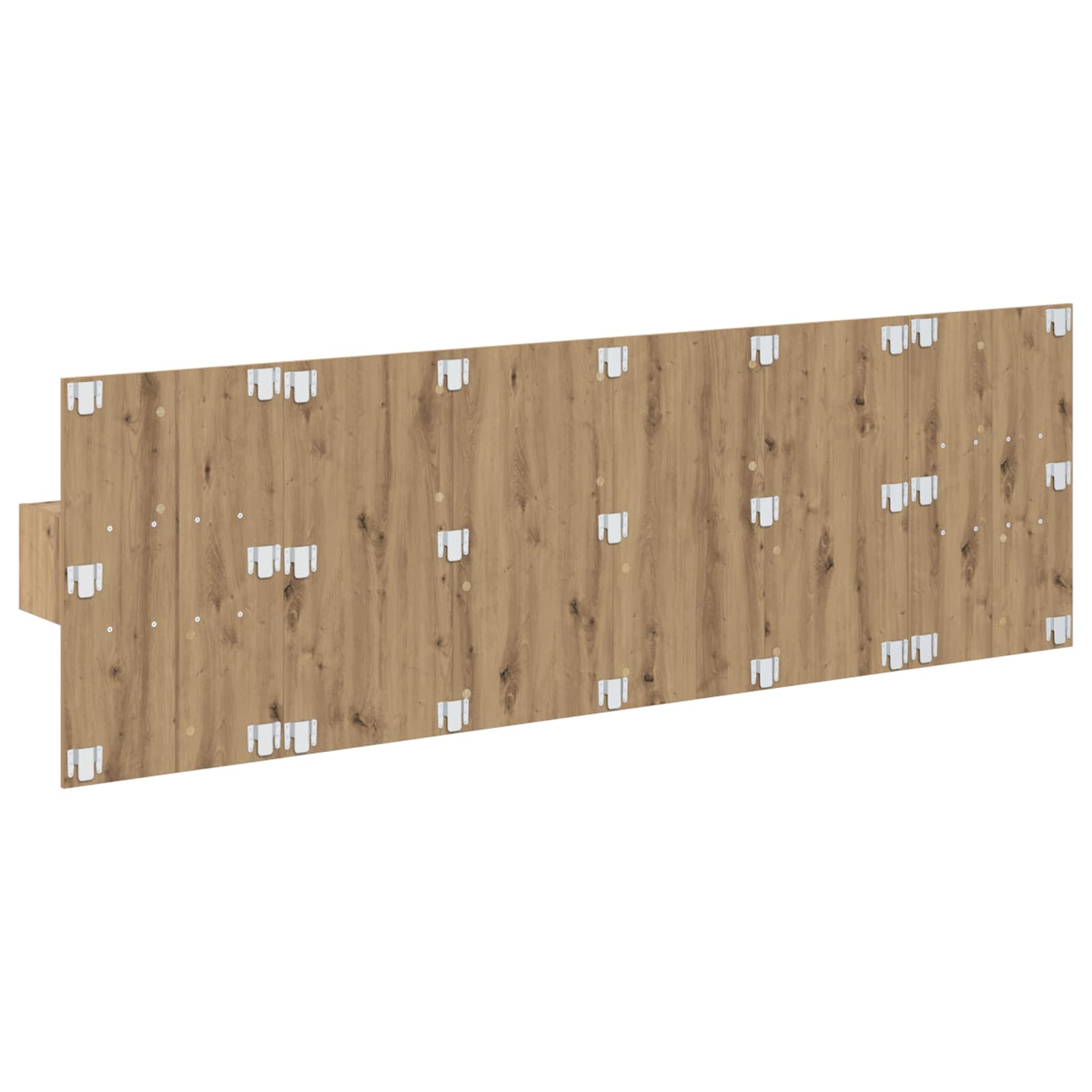 Tête de lit avec armoire 3 pcs Chêne artisanal