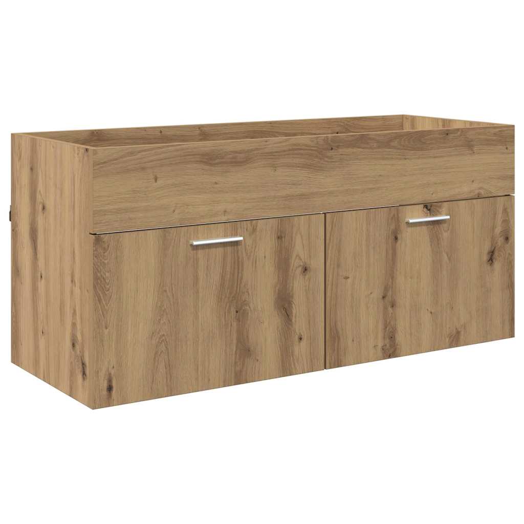 Armoire de salle de bain Chêne artisanal 100 x 38,5 x 46 cm