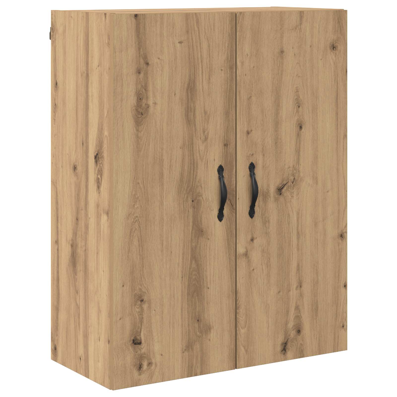 Haut Armoire 2 pcs Chêne artisanal Bois Aggloméré et Verre - XIOS