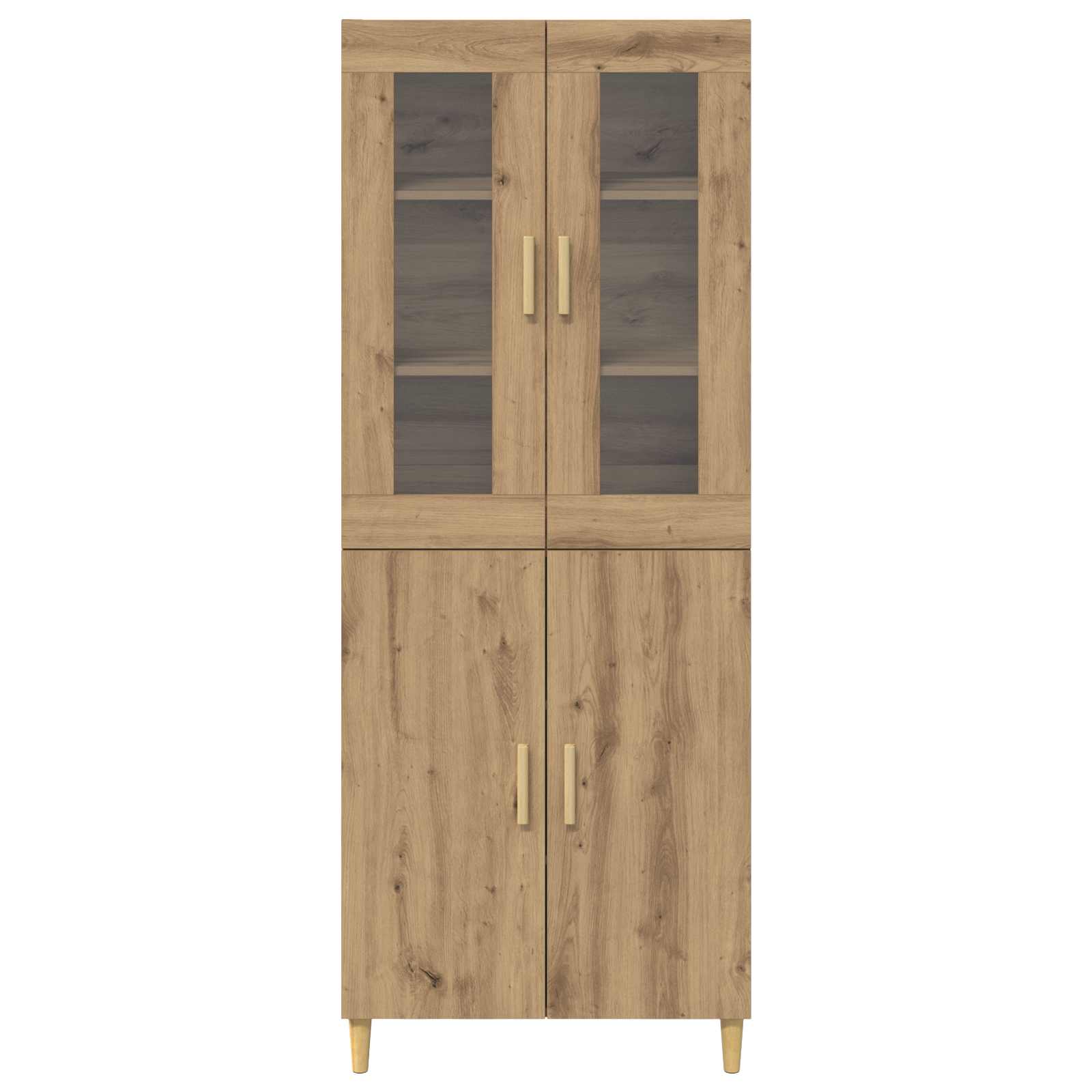 Haut Armoire Chêne artisanal 69,5 x 34 x 180 cm - XIOS