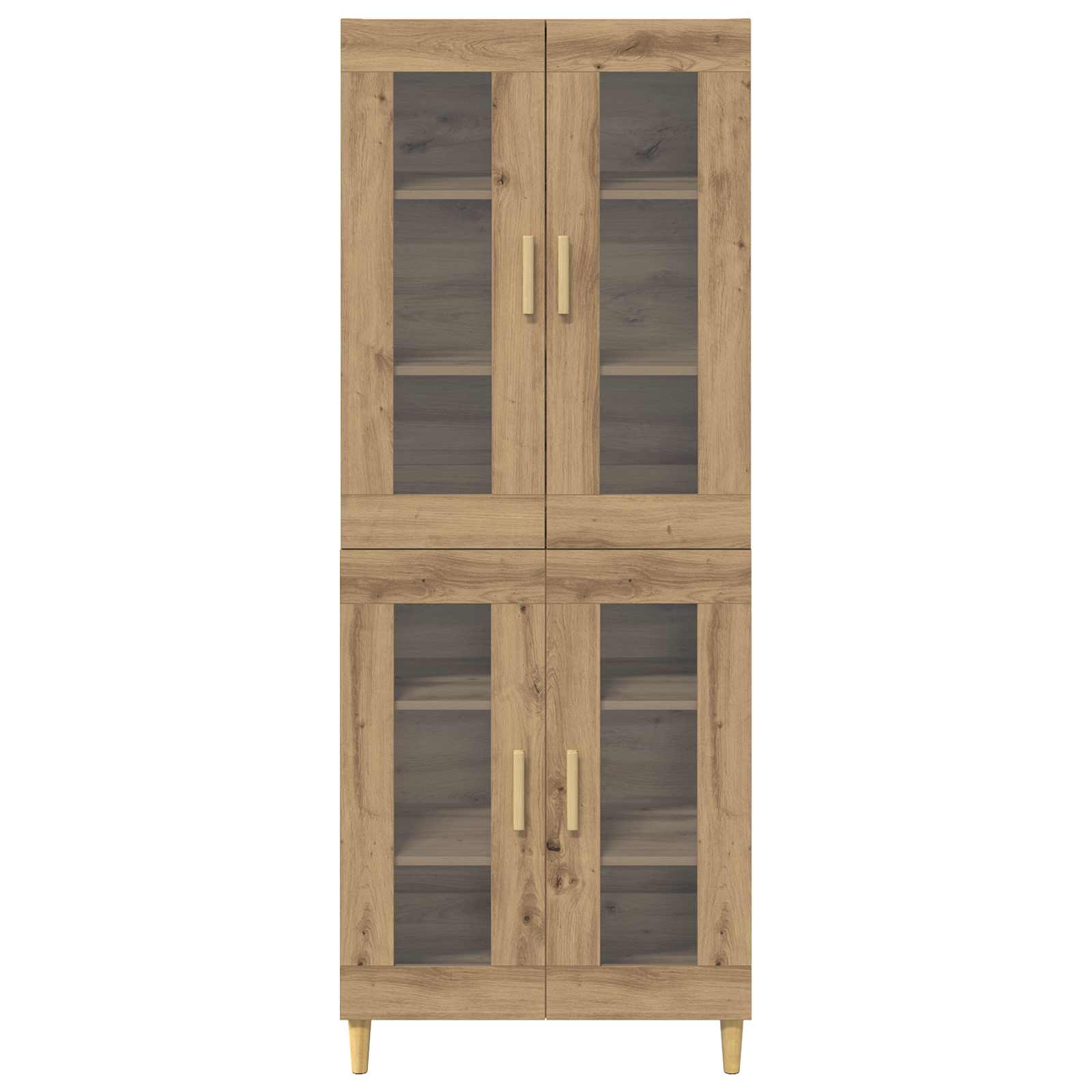 Haut Armoire Chêne artisanal 69,5 x 34 x 180 cm - XIOS