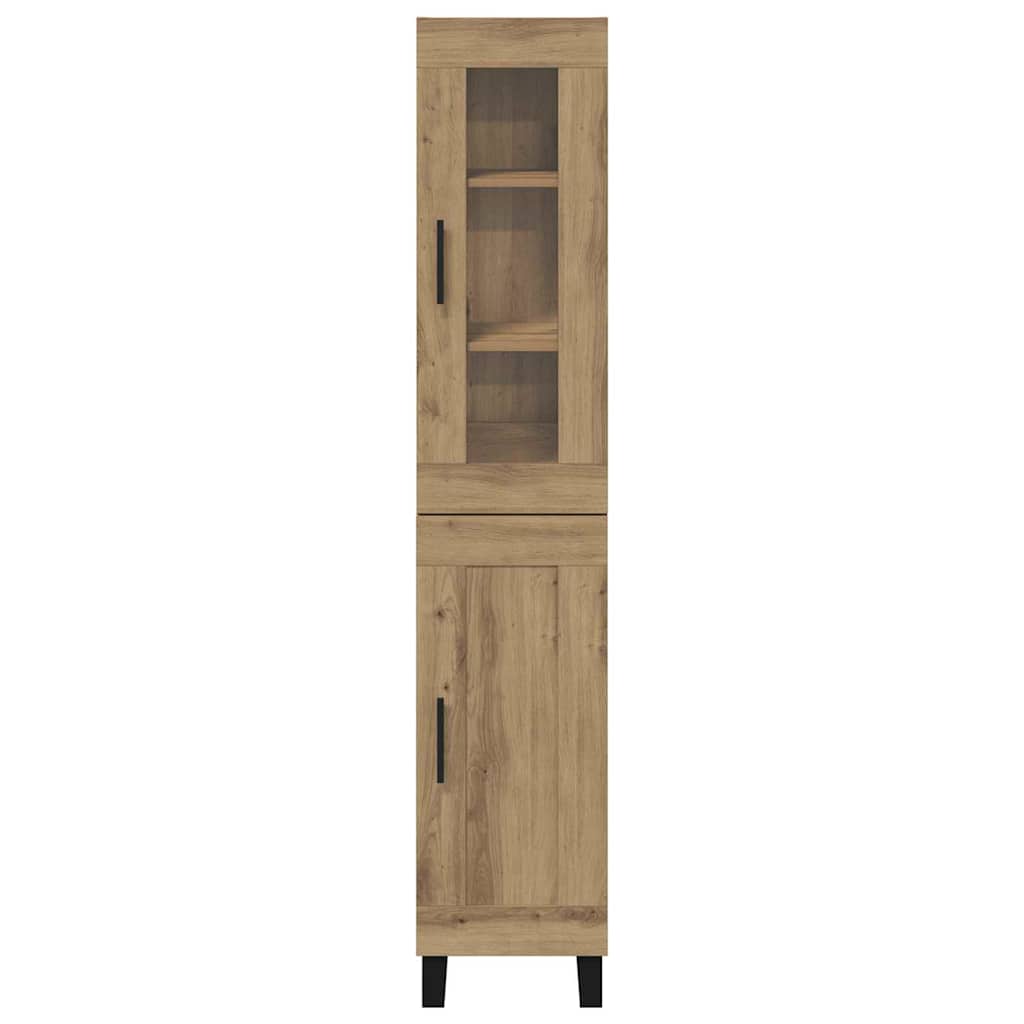 Haut Armoire Chêne artisanal 69,5 x 34 x 180 cm - XIOS