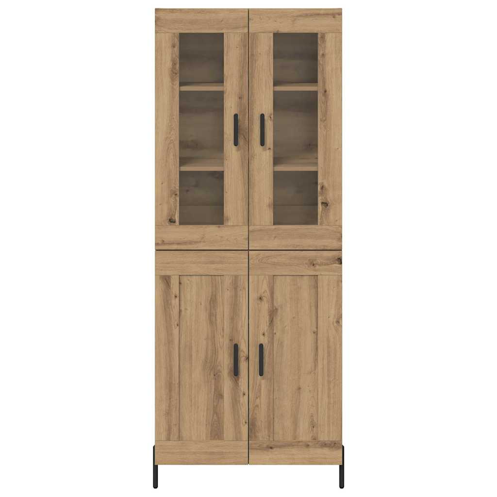 Haut Armoire Montage mural Chêne artisanal 69,5 x 34 x 180 cm - XIOS