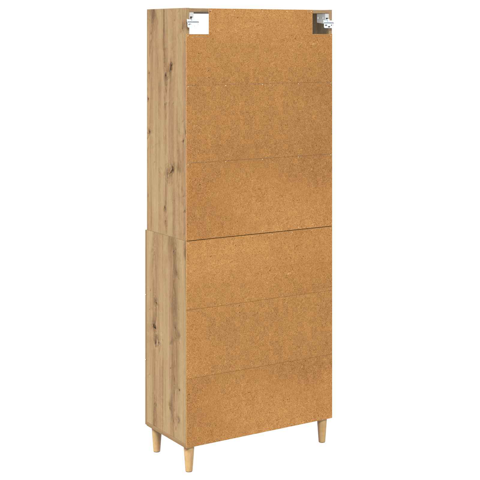 Haut Armoire avec tiroir Chêne artisanal 69,5 x 32,5 x 180 cm - XIOS