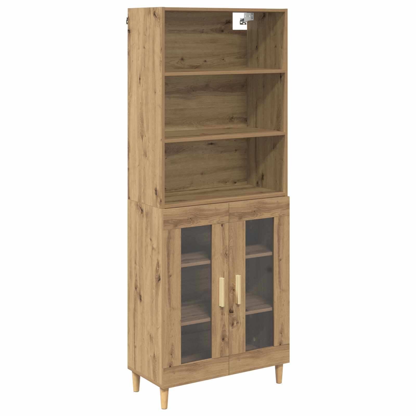 Haut Armoire Chêne artisanal 69,5 x 32,5 x 180 cm - XIOS