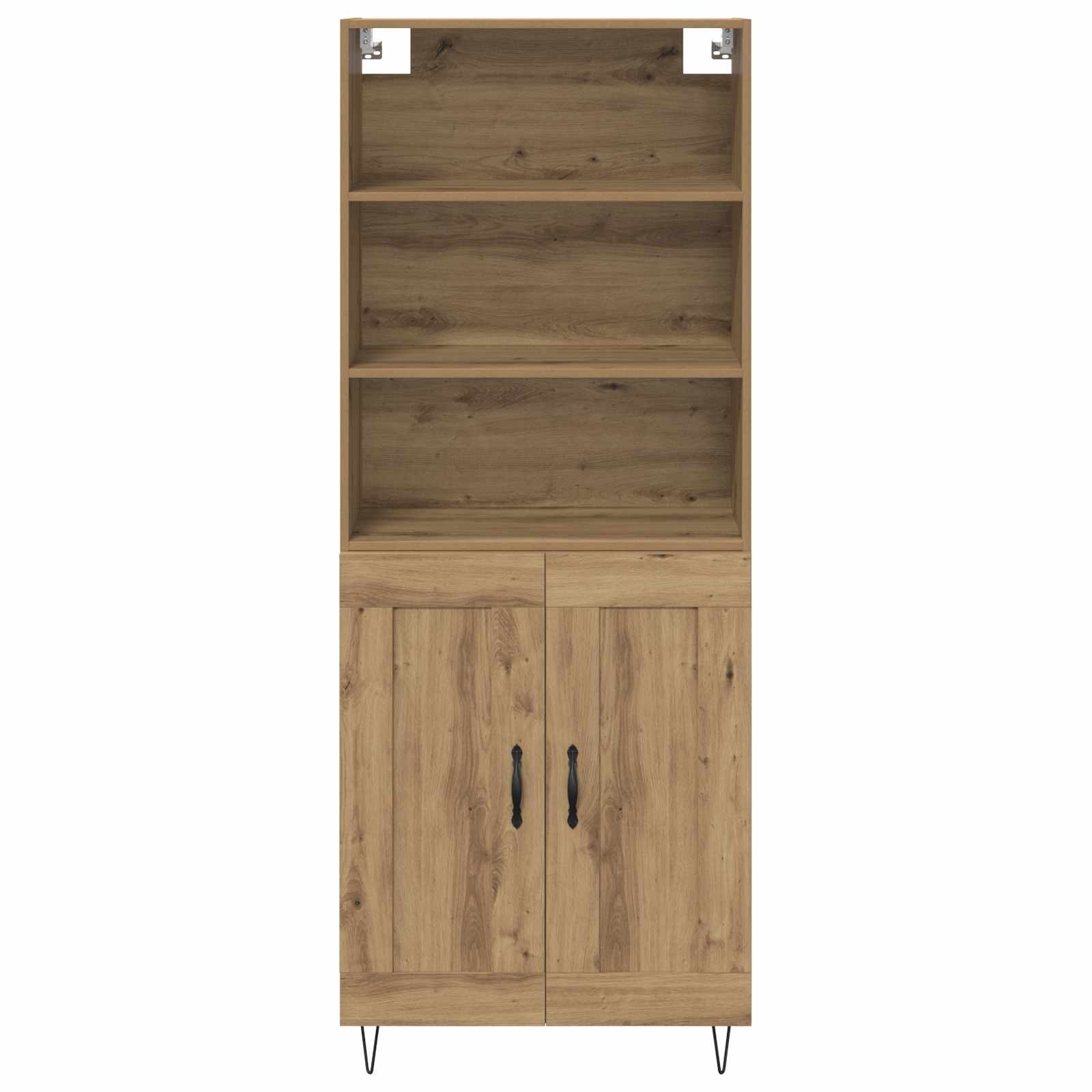Haut Armoire Chêne artisanal 69,5 x 32,5 x 180 cm - XIOS